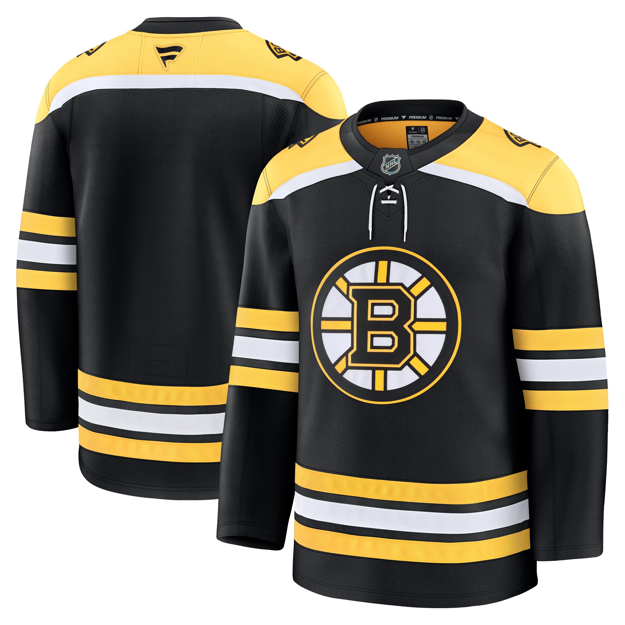 Men's Boston Bruins Black Home Premium Jersey - JS427 