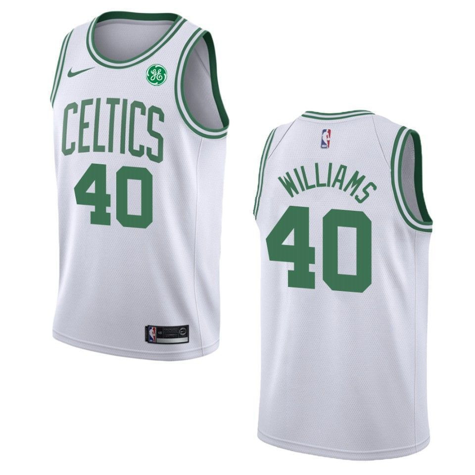 Men's Boston Celtics 40 Grant Williams Association Swingman Jersey - White - JS949