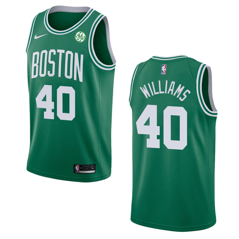 Men's Boston Celtics #40 Grant Williams Icon Swingman Jersey - Green
