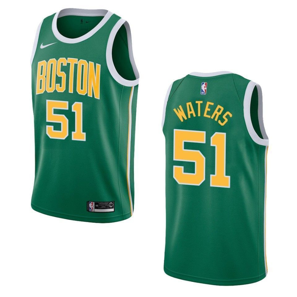 Men's Boston Celtics 51 Tremont Waters Earned Swingman Jersey - Green - JS533