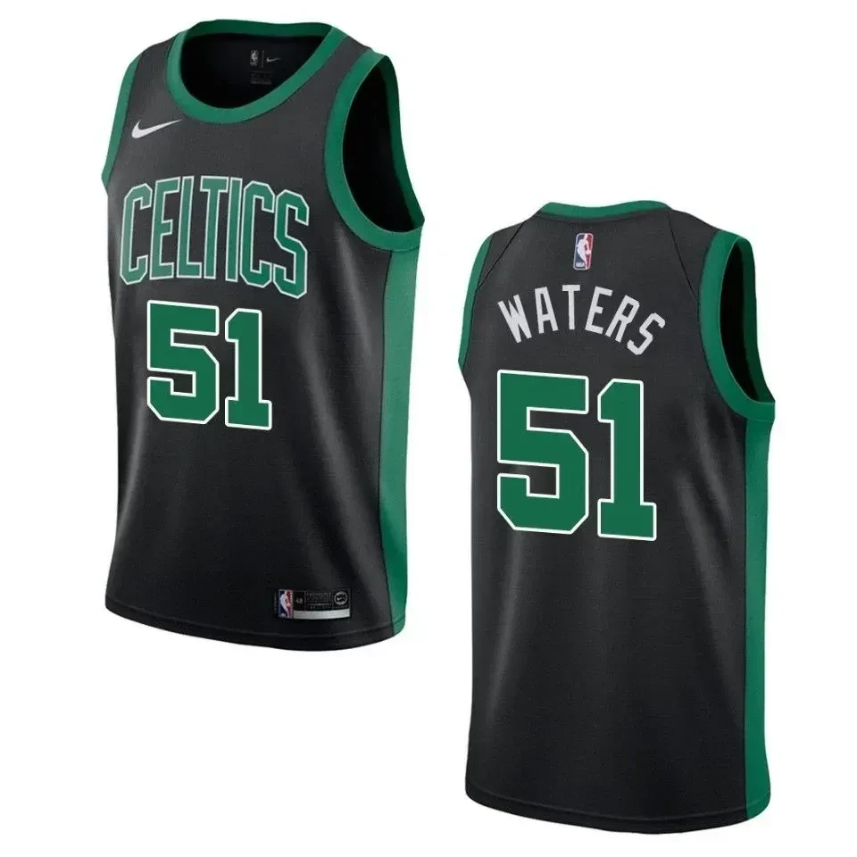 Men's Boston Celtics 51 Tremont Waters Statement Swingman Jersey - Black - JS472