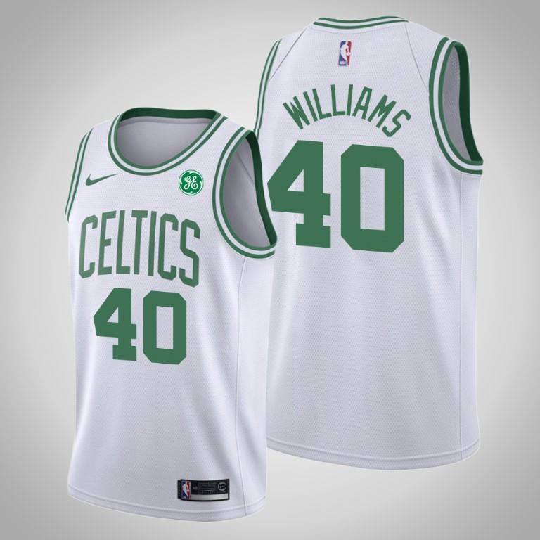Men's Boston Celtics Grant Williams 40 White Swingman Jersey - Association Edition - Men Jersey - JS932