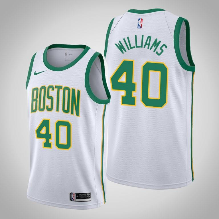 Men's Boston Celtics Grant Williams 40 White Swingman Jersey - City Edition - Men Jersey - JS151