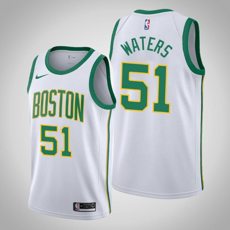 Men's Boston Celtics Tremont Waters 51 White Swingman Jersey - City Edition - Men Jersey - JS914