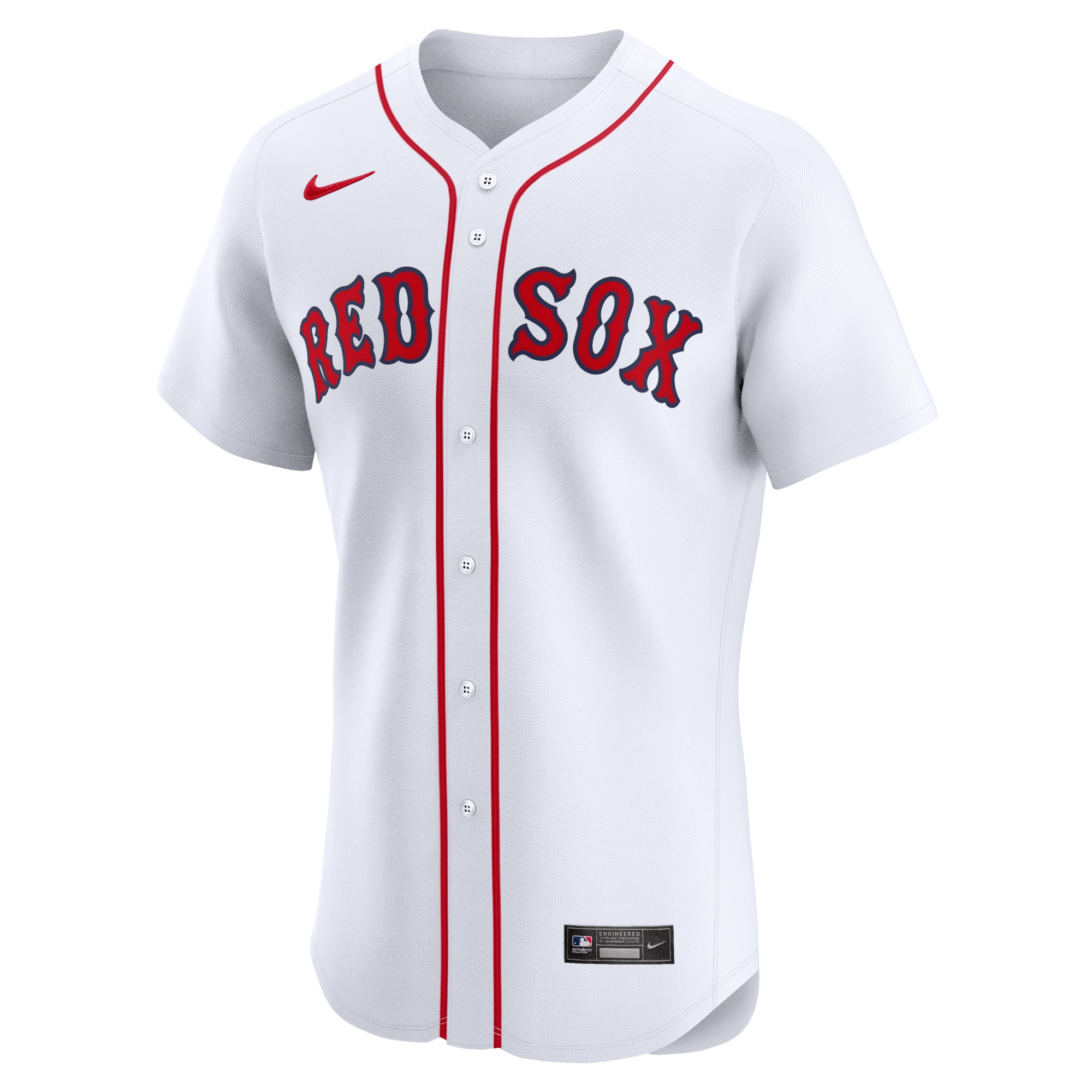 Alternative view of Men's Boston Red Sox David Ortiz White Home Elite Jersey