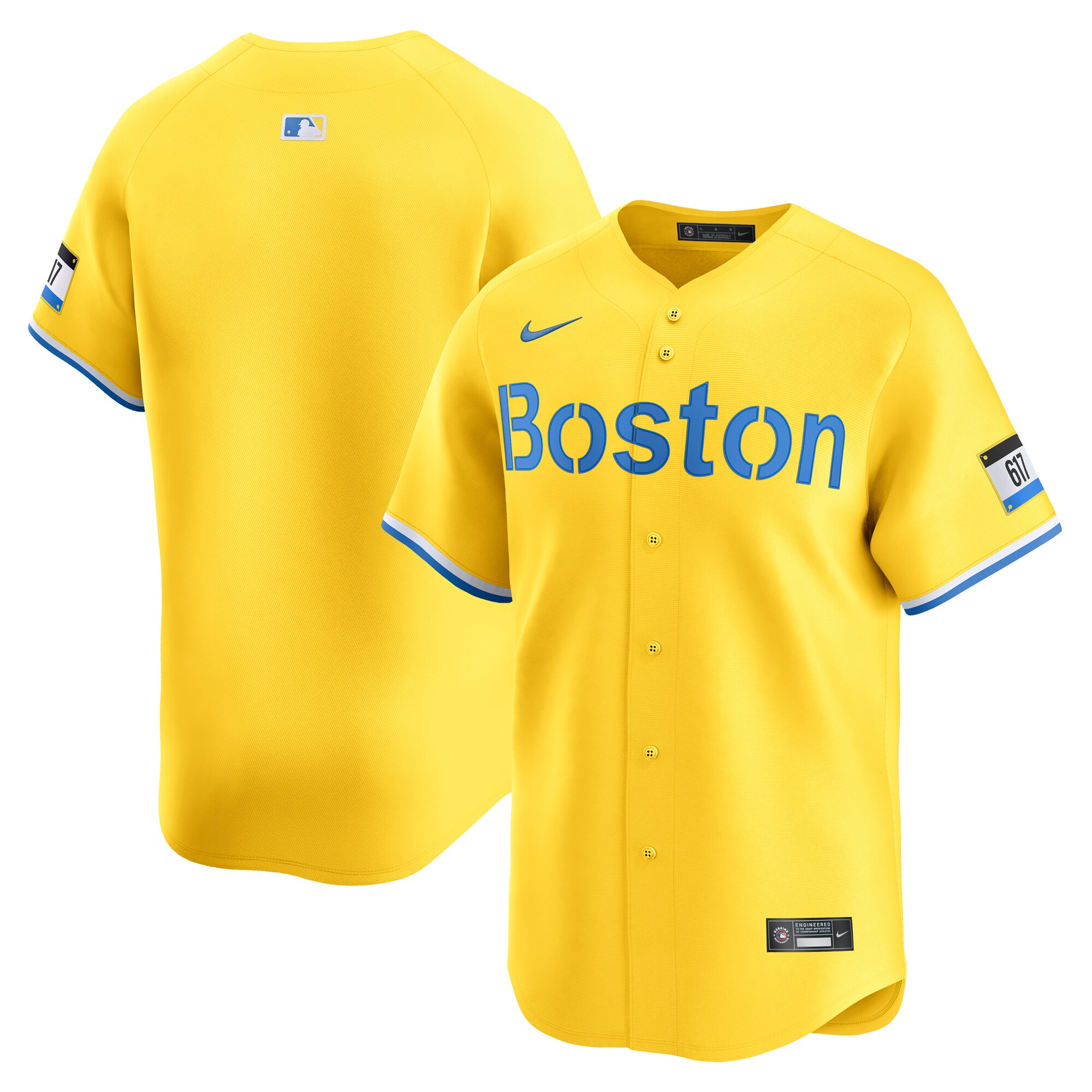 Men's Boston Red Sox Gold City Connect Limited Jersey