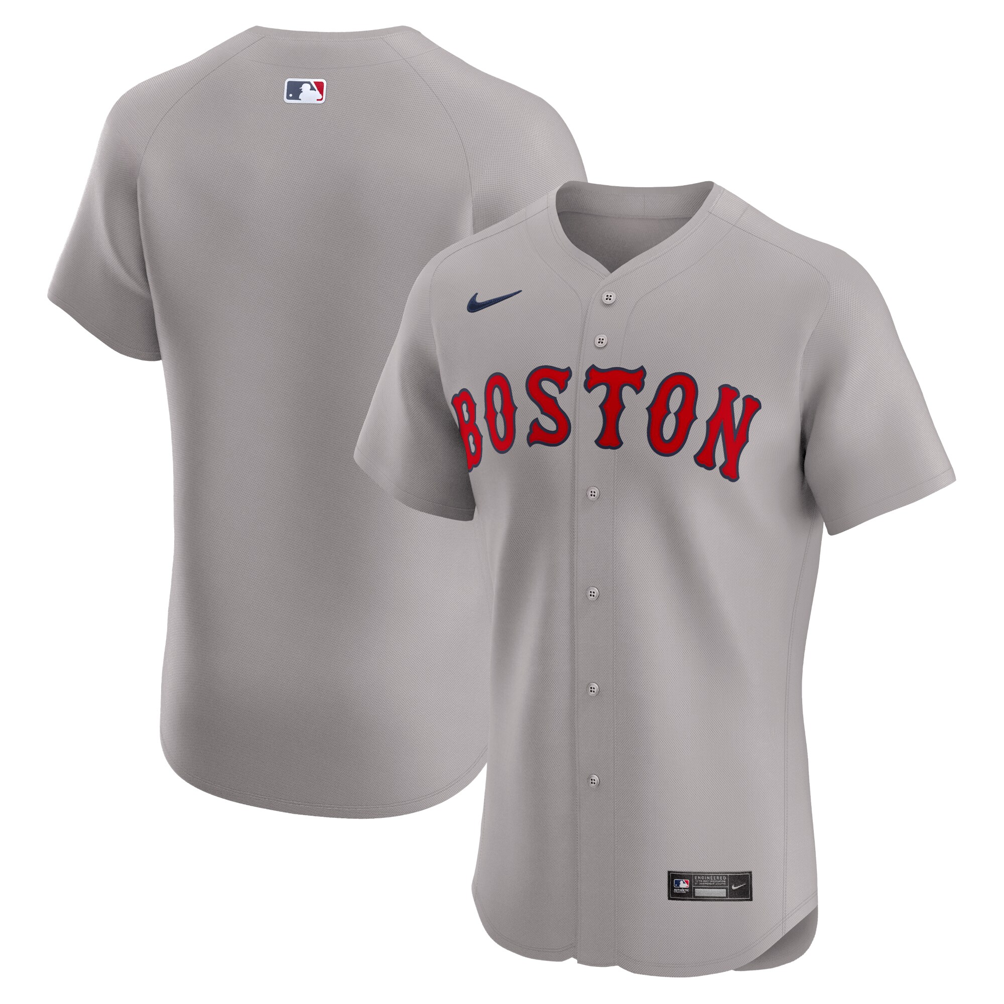 Men's Boston Red Sox Gray Road Elite Jersey