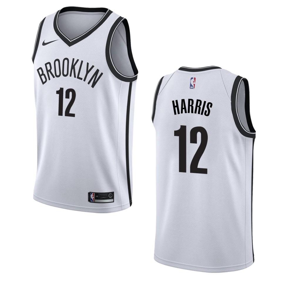 Men's Brooklyn Nets #12 Joe Harris Association Swingman Jersey - White