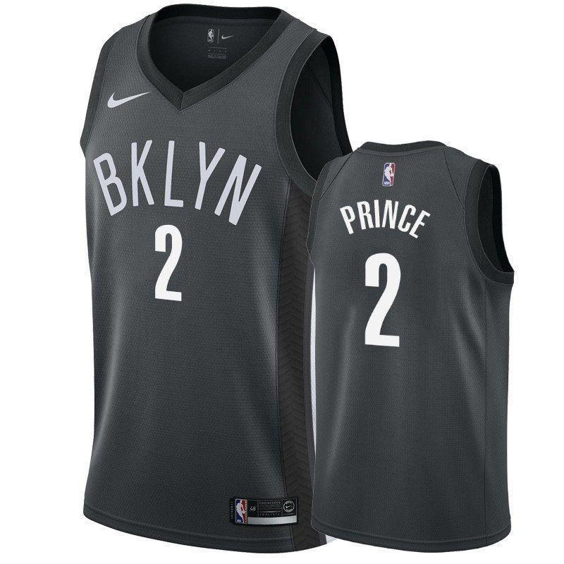 Men's Brooklyn Nets Taurean Prince 2 Statet Jersey - JS336 
