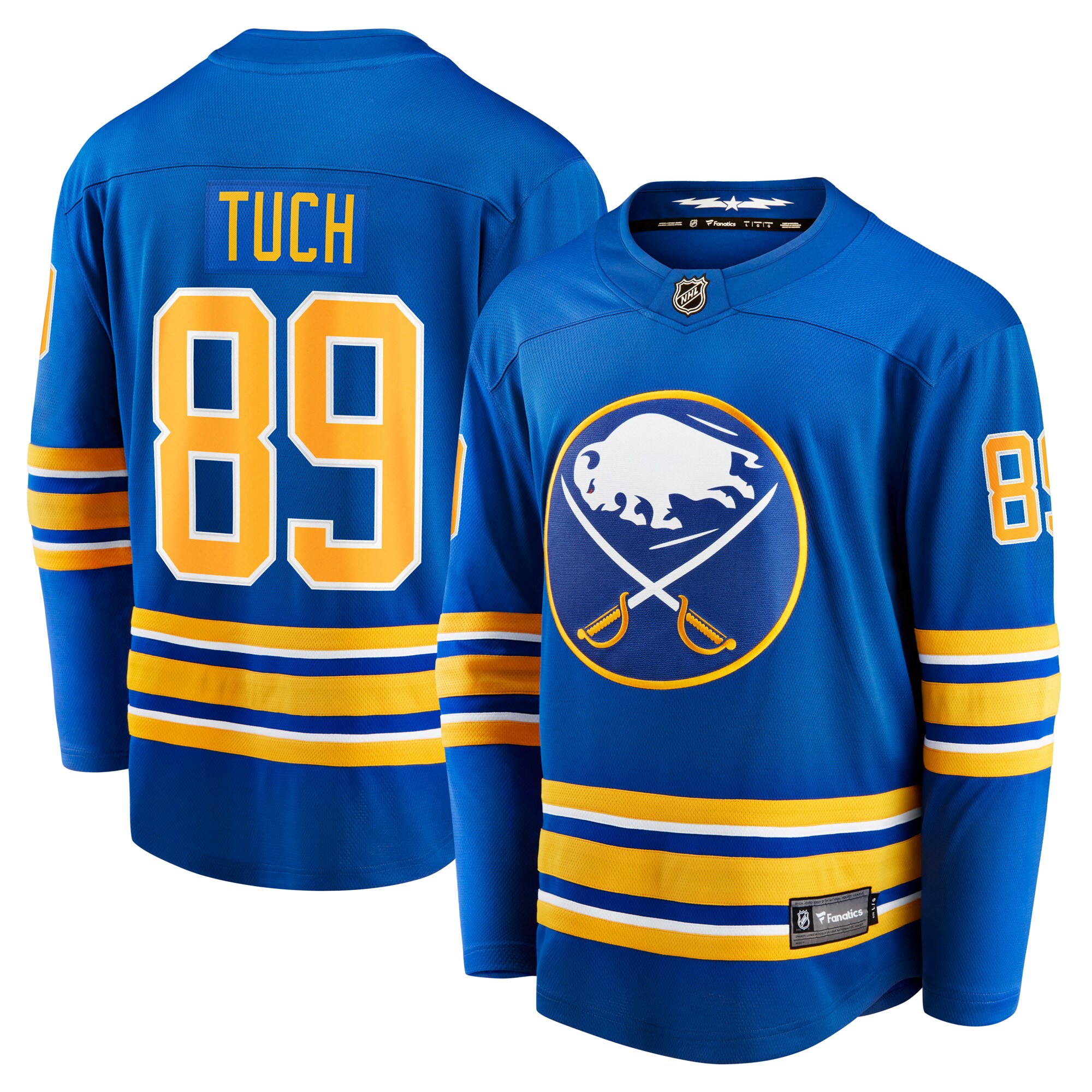 Men's Buffalo Sabres Alex Tuch Royal Home Breakaway Player Jersey - JS952 