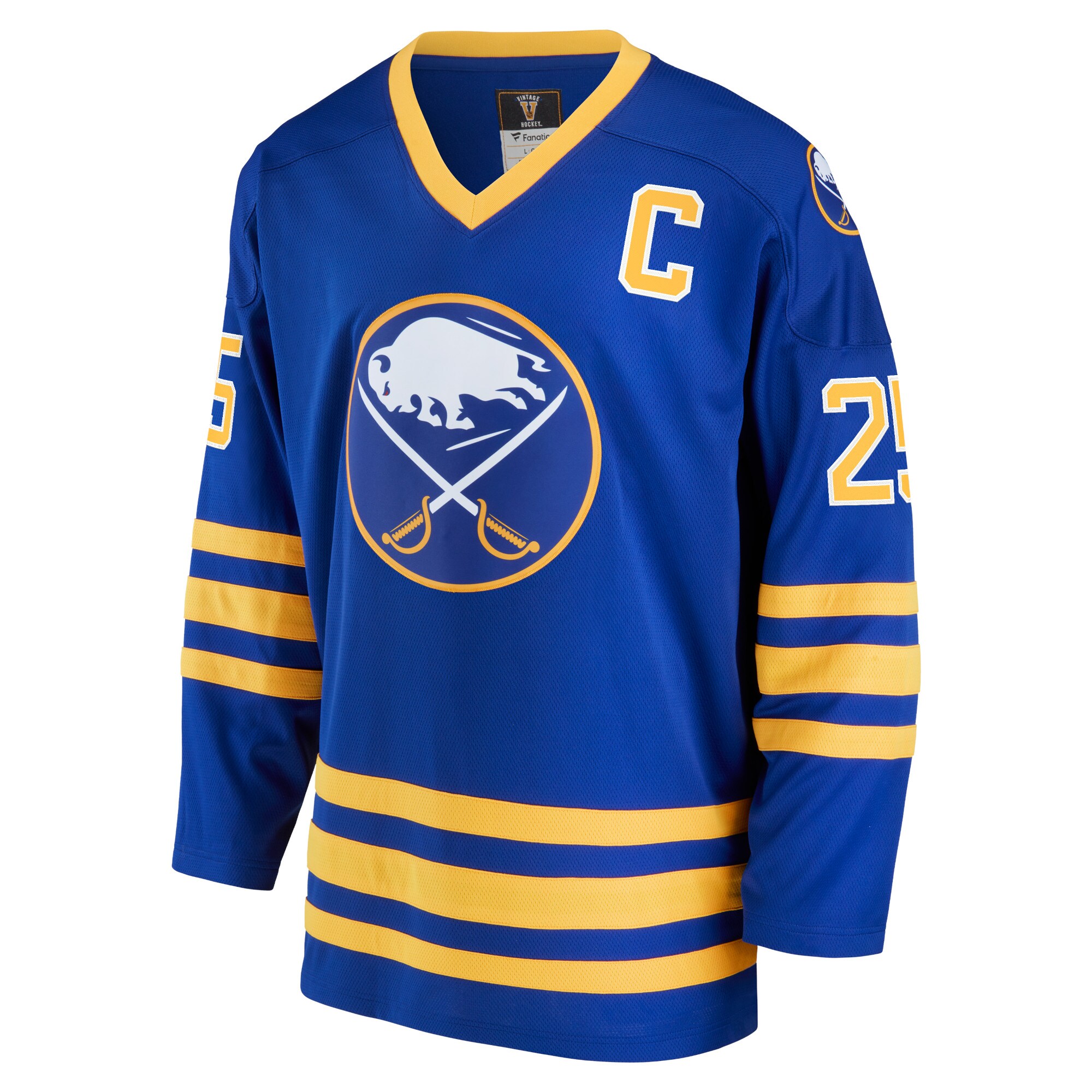 Alternative view of Men's Buffalo Sabres Dave Andreychuk Royal Breakaway Retired Player Jersey - JS962 