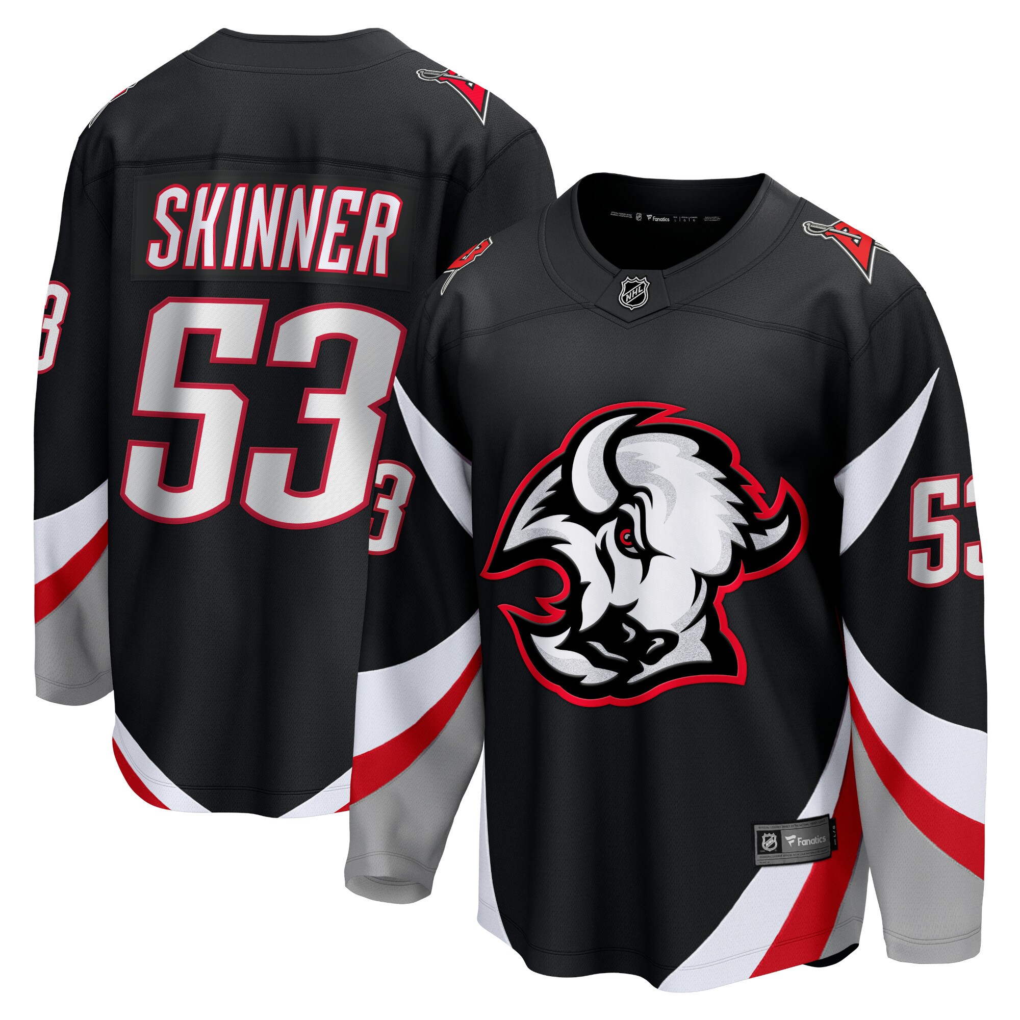 Men's Buffalo Sabres Jeff Skinner Black Alternate Premier Breakaway Player Jersey - JS573 