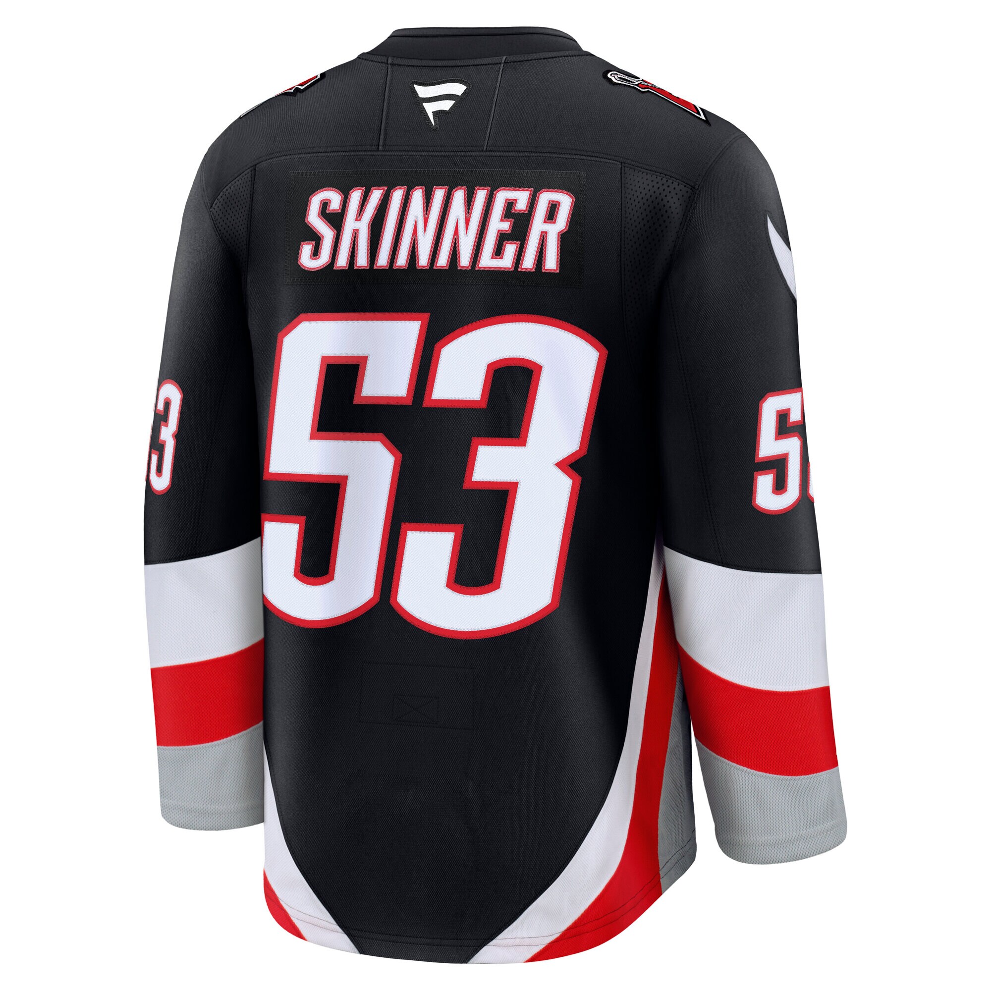 Alternative view of Men's Buffalo Sabres Jeff Skinner Black Alternate Premium Jersey - JS241 