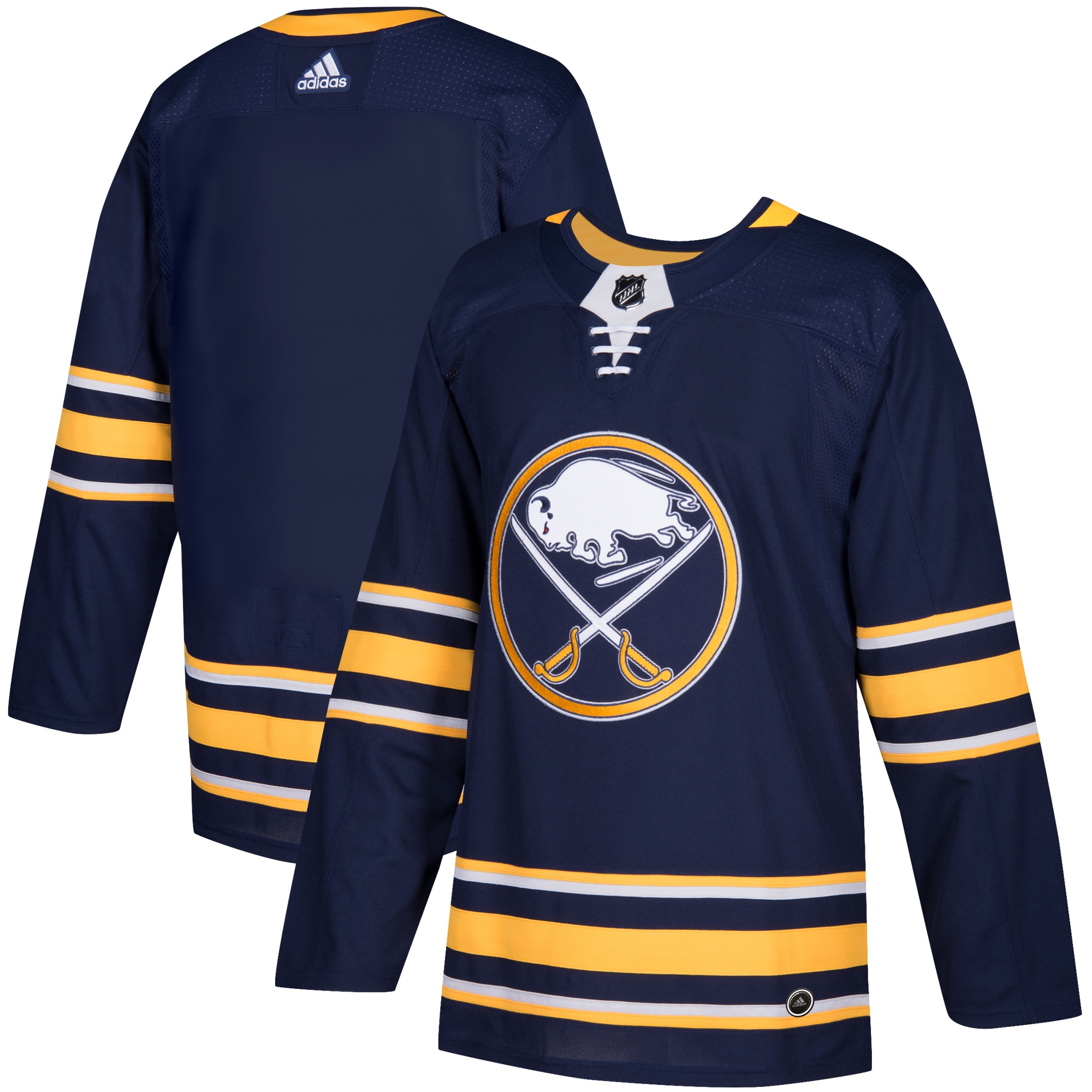 Men's Buffalo Sabres Navy Home Blank Jersey - JS185 