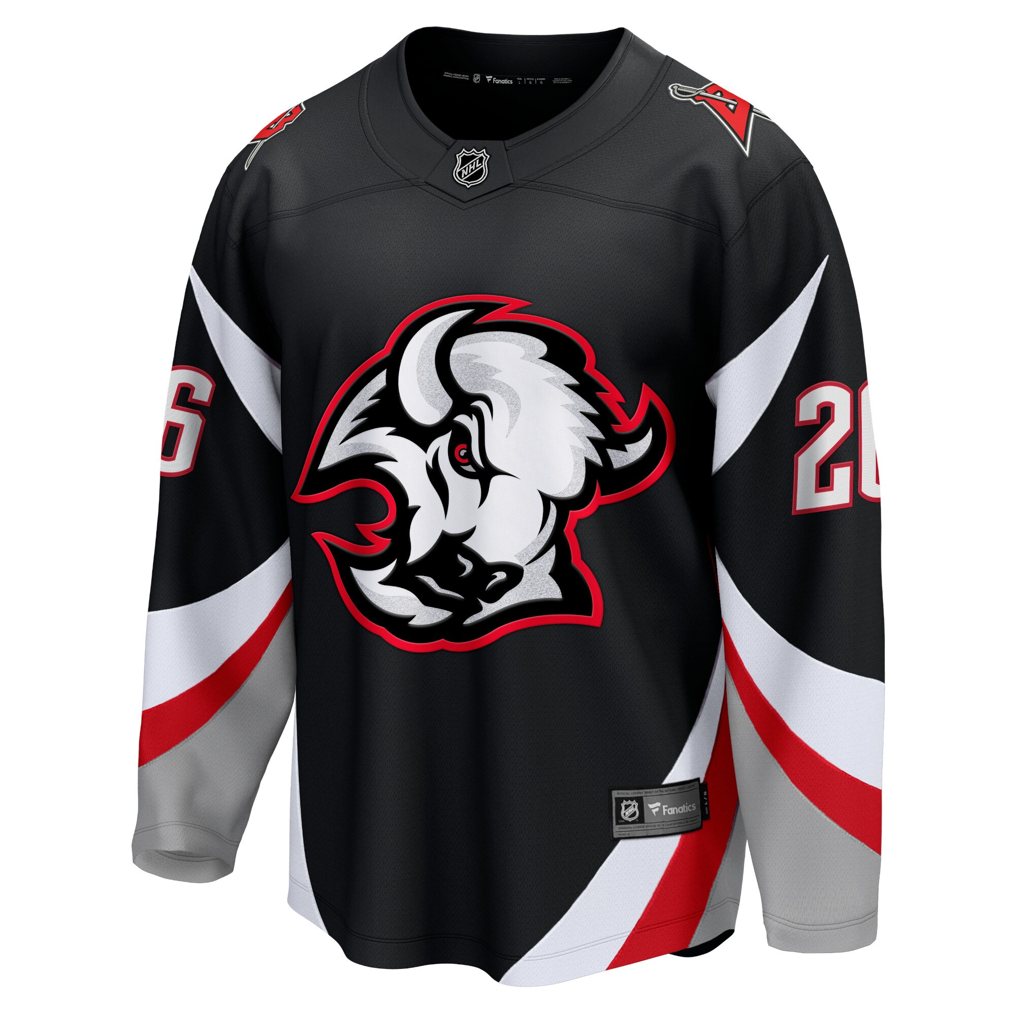 Alternative view of Men's Buffalo Sabres Rasmus Dahlin Black Alternate Premier Breakaway Player Jersey - JS970 