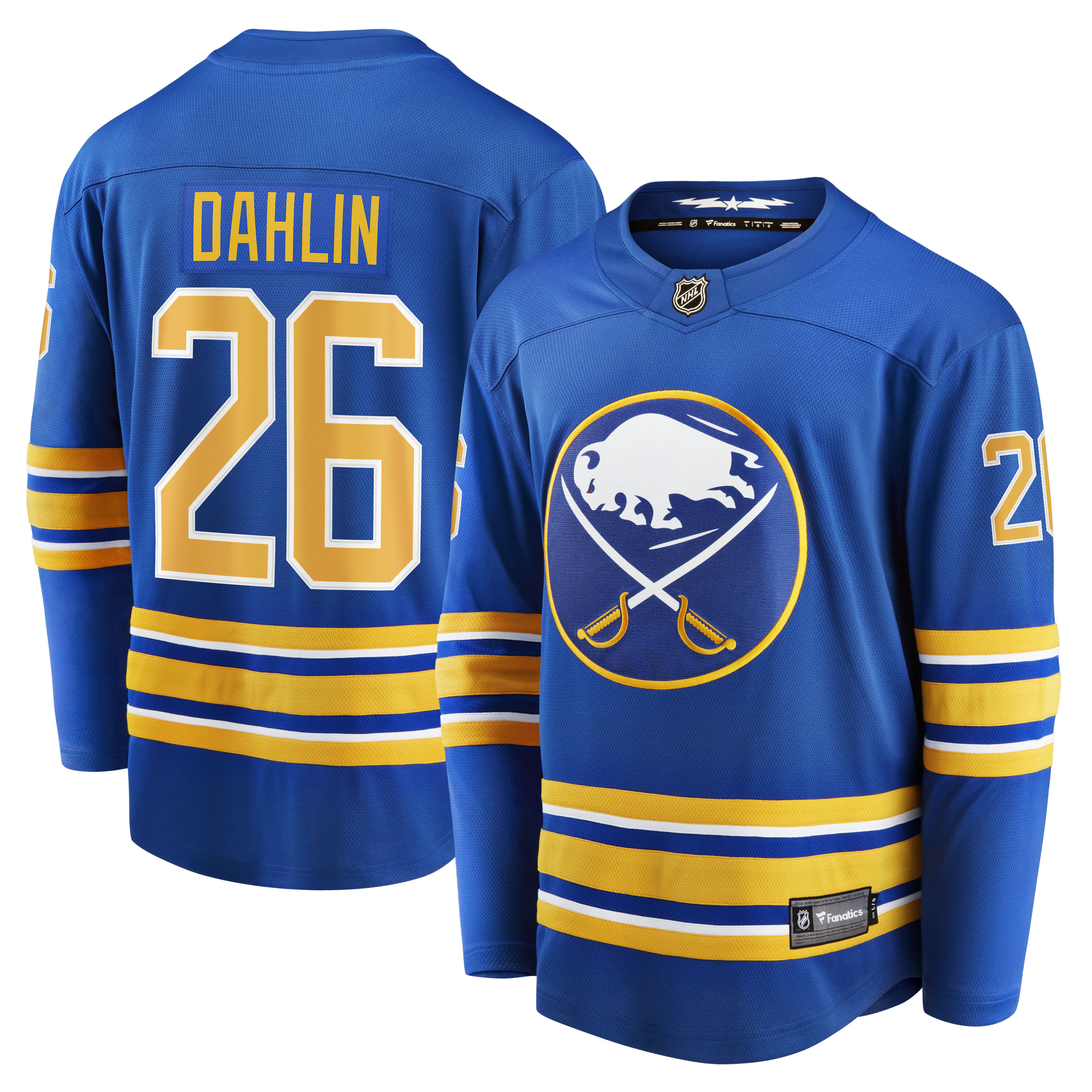 Men's Buffalo Sabres Rasmus Dahlin Royal Home Breakaway Jersey - JS902 