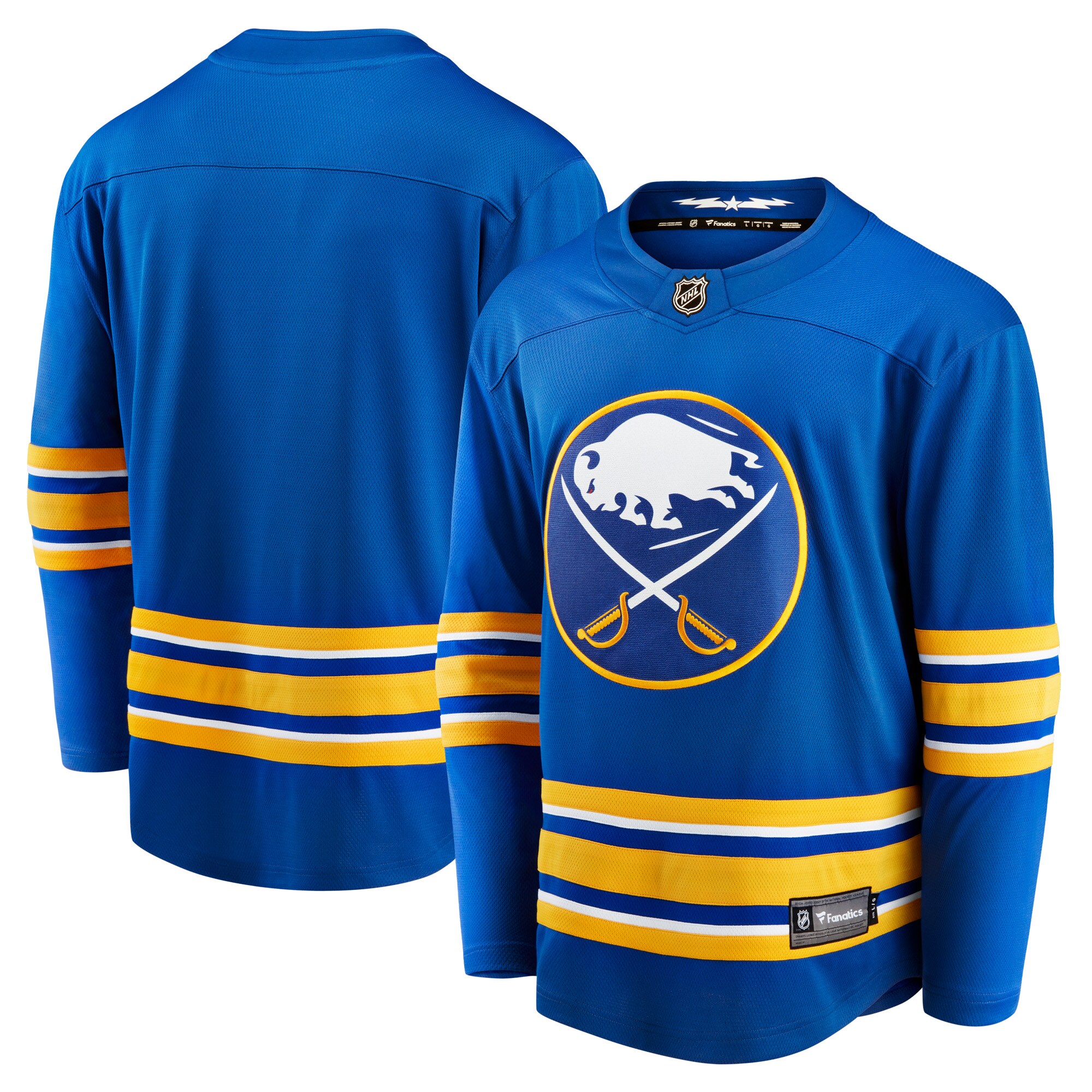 Men's Buffalo Sabres Royal Home Breakaway Jersey - JS619 