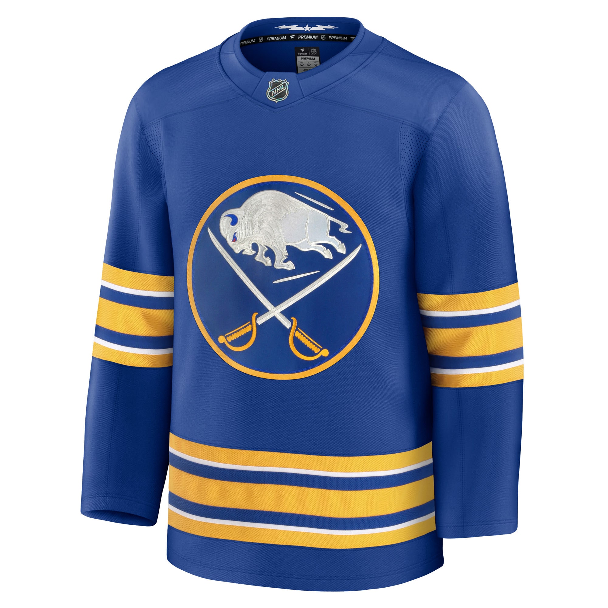 Alternative view of Men's Buffalo Sabres Royal Home Premium Jersey - JS387 