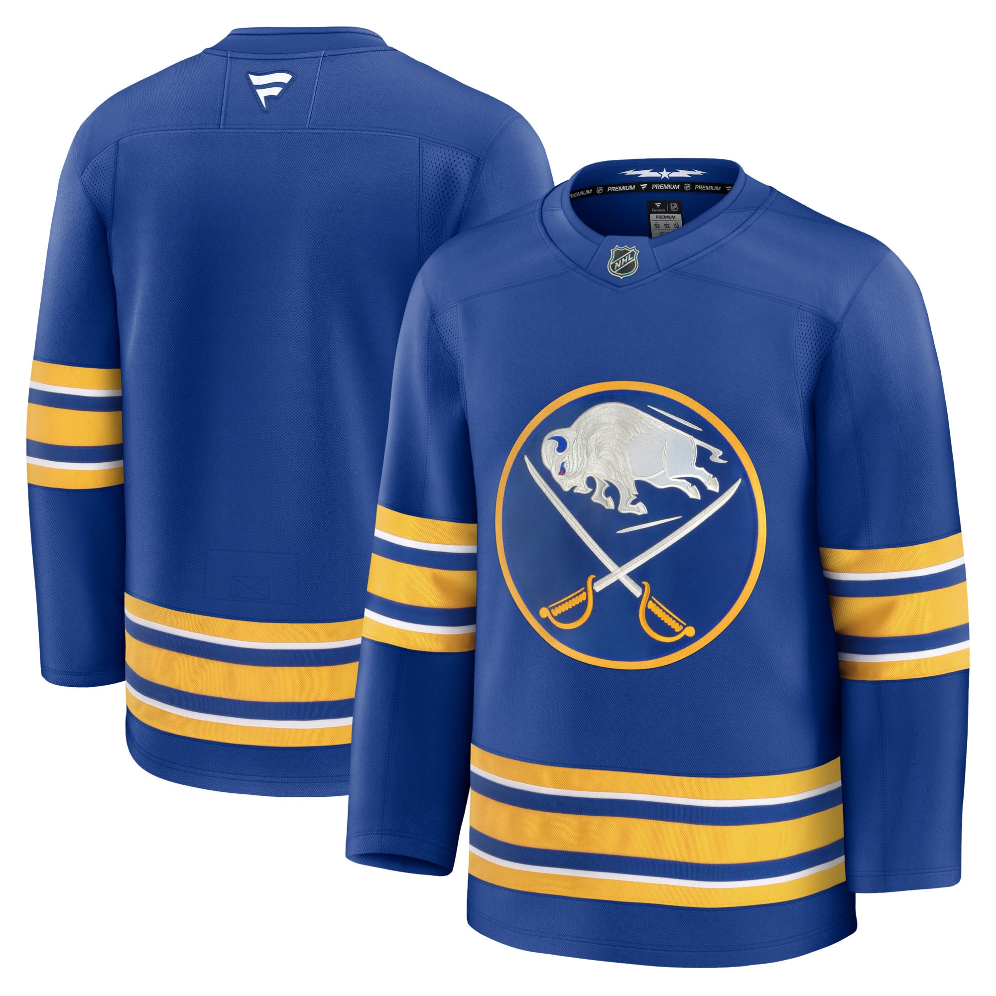 Men's Buffalo Sabres Royal Home Premium Jersey - JS387 