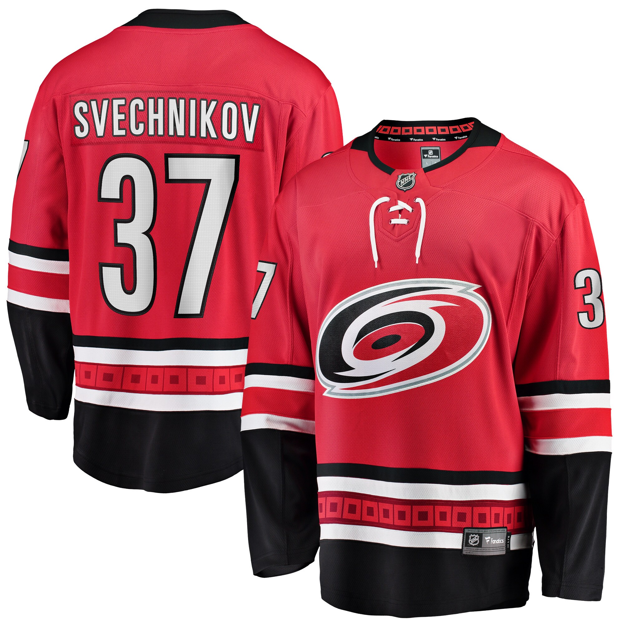 Men's Carolina Hurricanes Andrei Svechnikov Red Alternate Breakaway Player Jersey - JS160 
