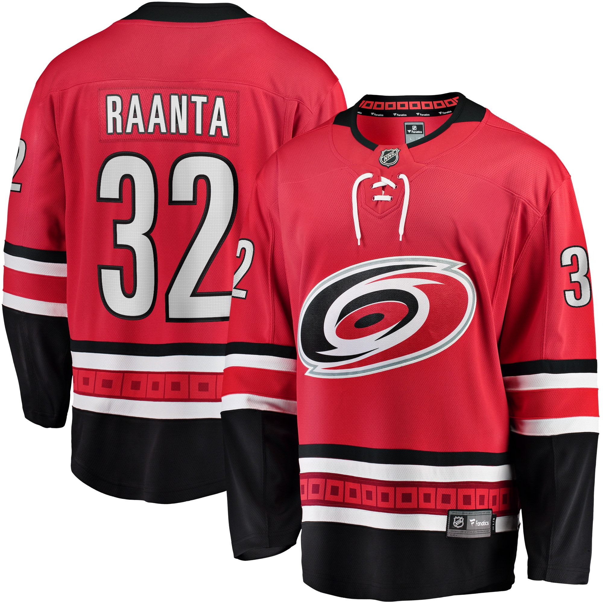 Men's Carolina Hurricanes Antti Raanta Red Alternate Breakaway Player Jersey - JS301 