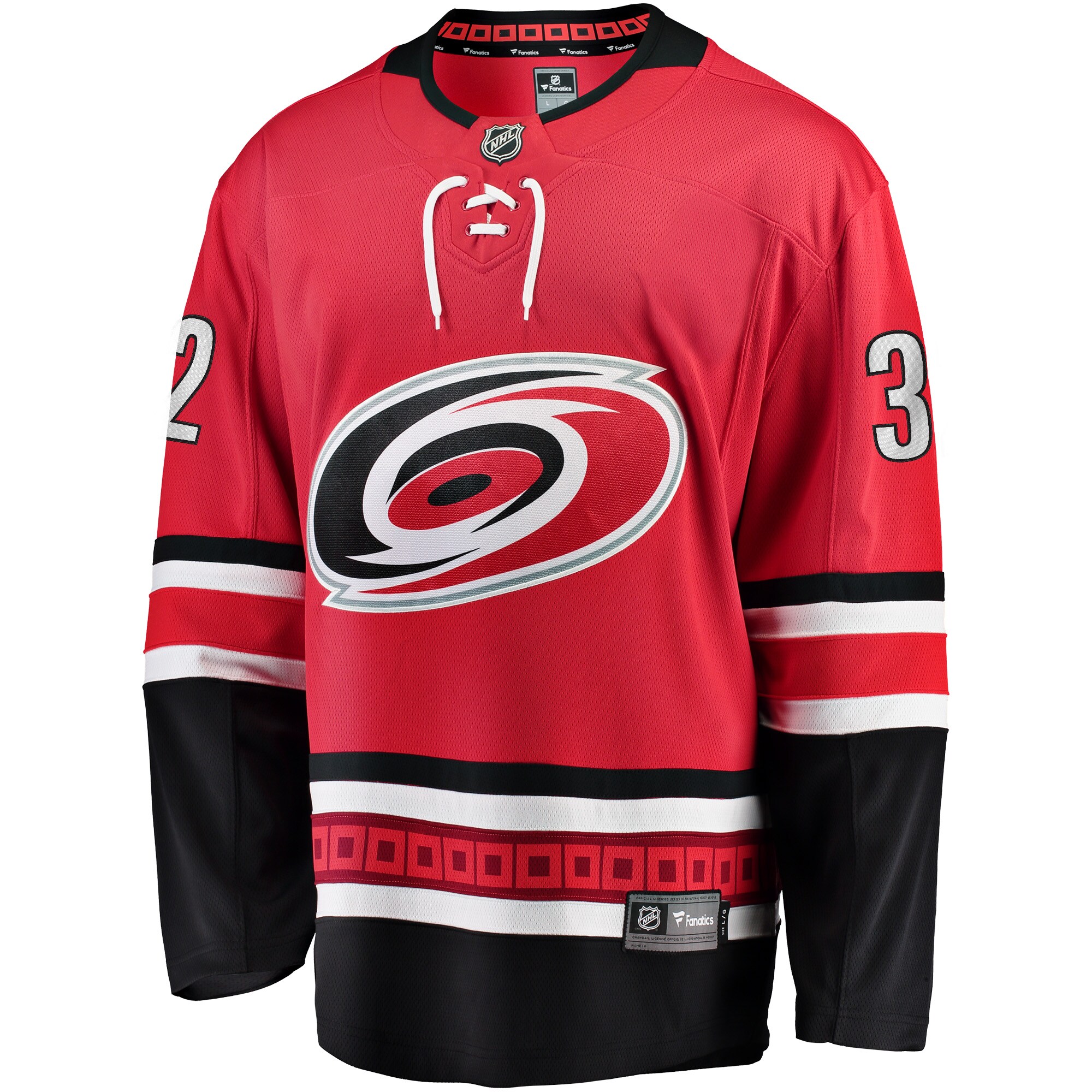 Alternative view of Men's Carolina Hurricanes Antti Raanta Red Alternate Breakaway Player Jersey - JS301 