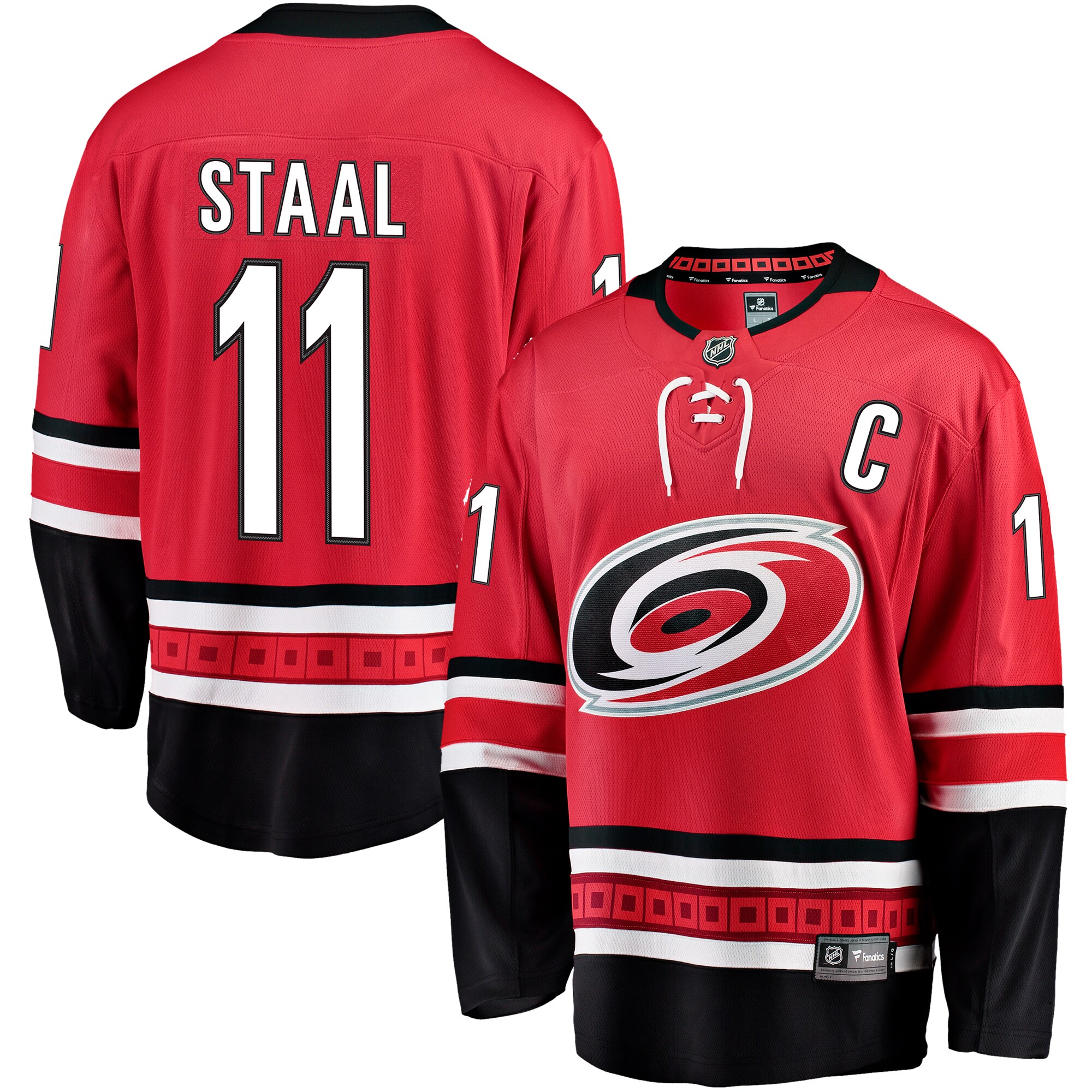 Men's Carolina Hurricanes Jordan Staal Red Alternate Breakaway Jersey - JS307 