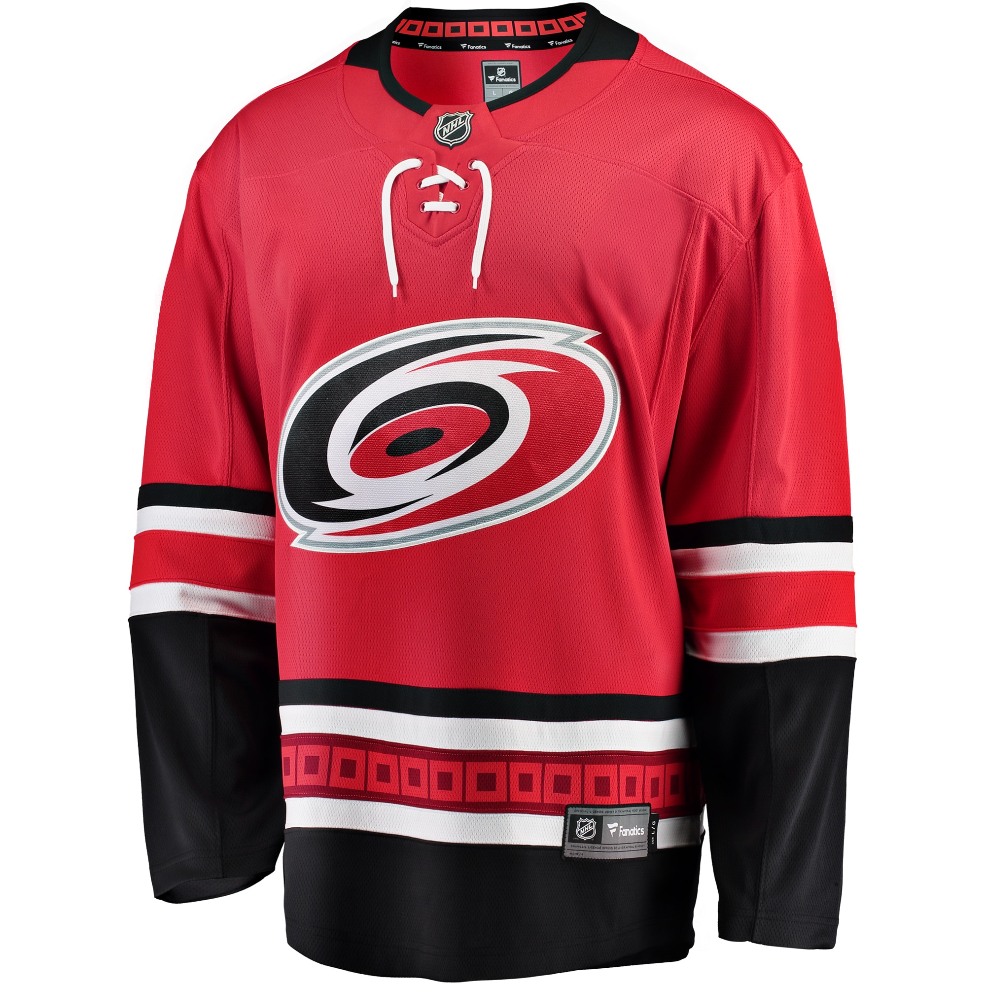 Alternative view of Men's Carolina Hurricanes Red Breakaway Alternate Jersey - JS375 