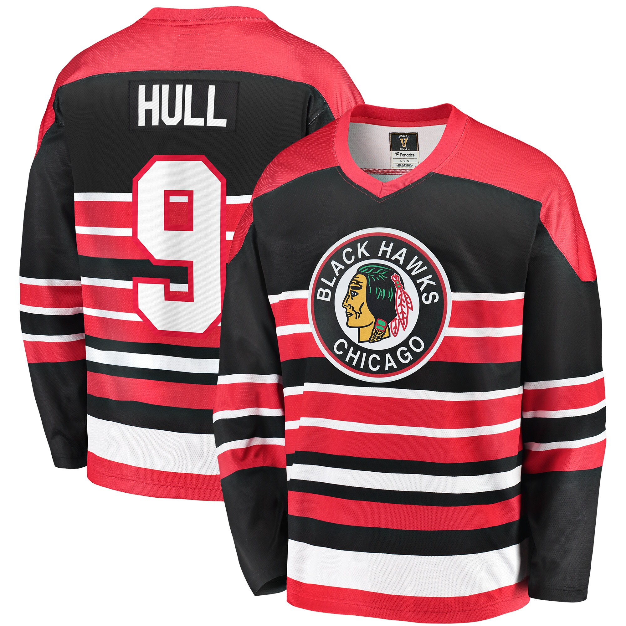 Men's Chicago Blackhawks Bobby Hull Red Premier Breakaway Retired Player Jersey - JS668 
