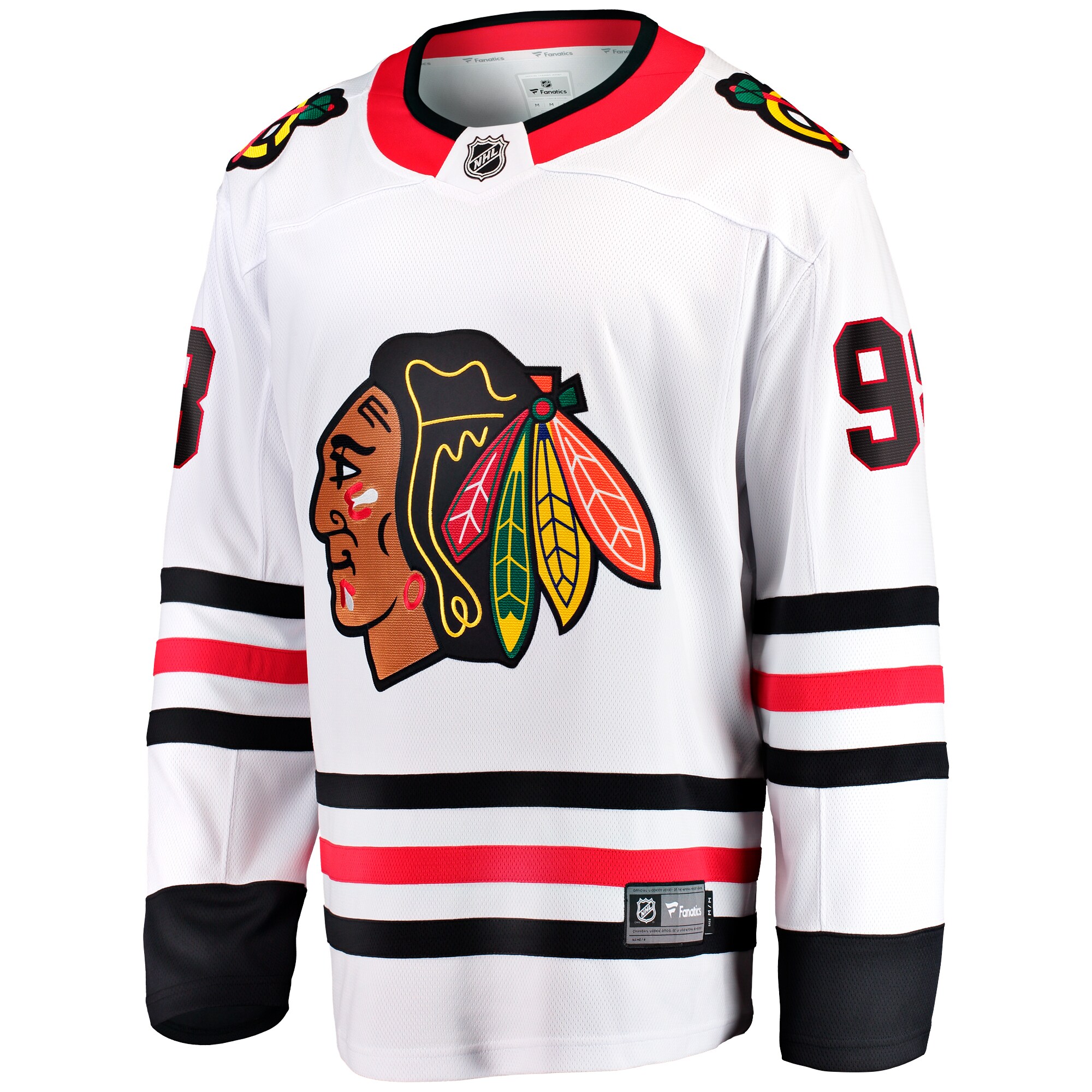 Alternative view of Men's Chicago Blackhawks Connor Bedard White Away Breakaway Player Jersey - JS928 