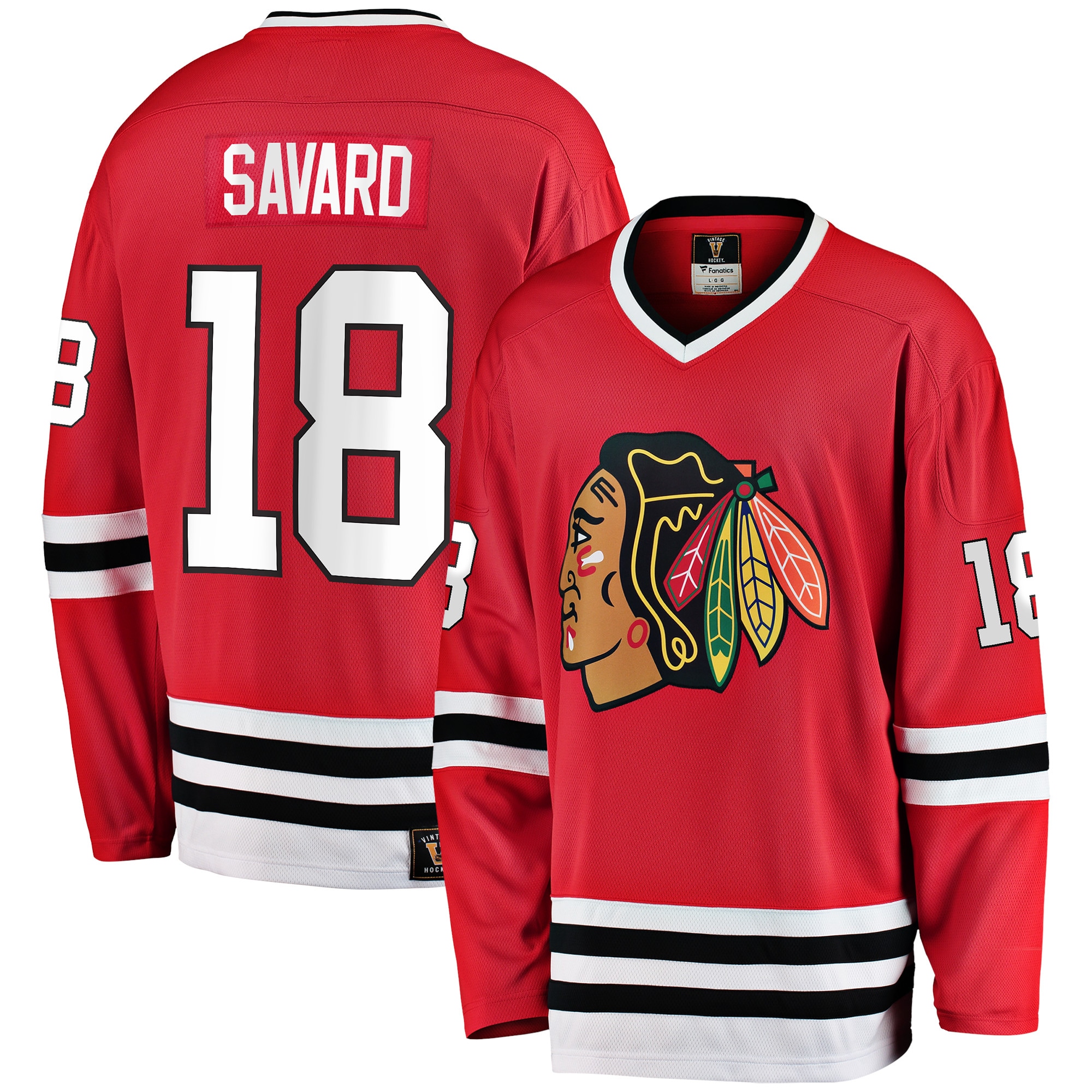 Men's Chicago Blackhawks Denis Savard Red Premier Breakaway Retired Player Jersey - JS940 