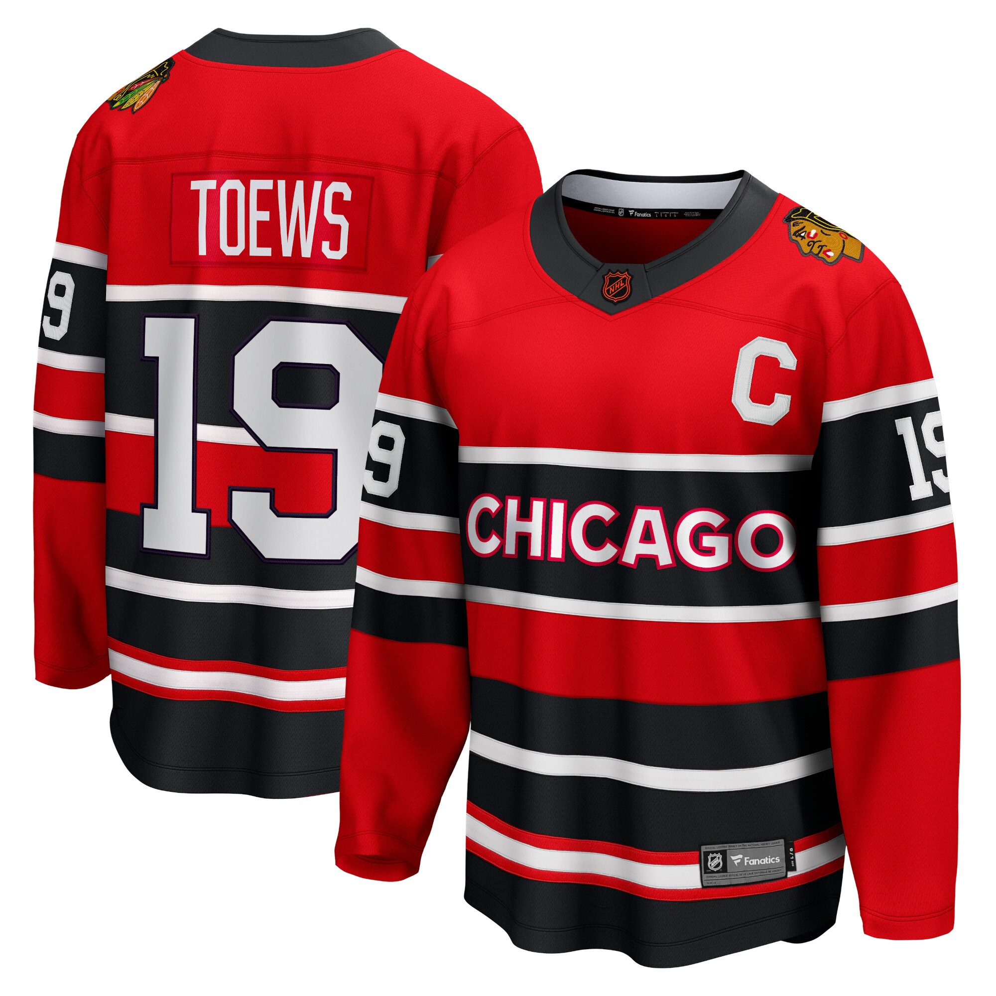 Men's Chicago Blackhawks Jonathan Toews Red Special Edition 2.0 Breakaway Player Jersey - JS750 