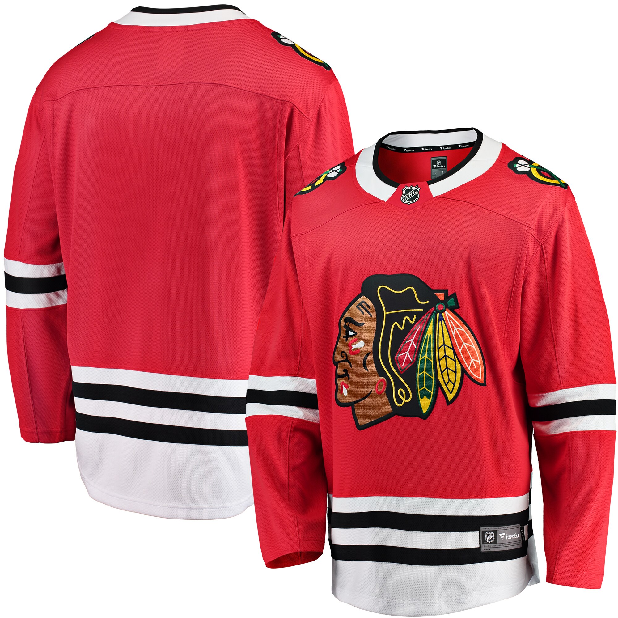 Men's Chicago Blackhawks Red Breakaway Home Jersey - JS271 