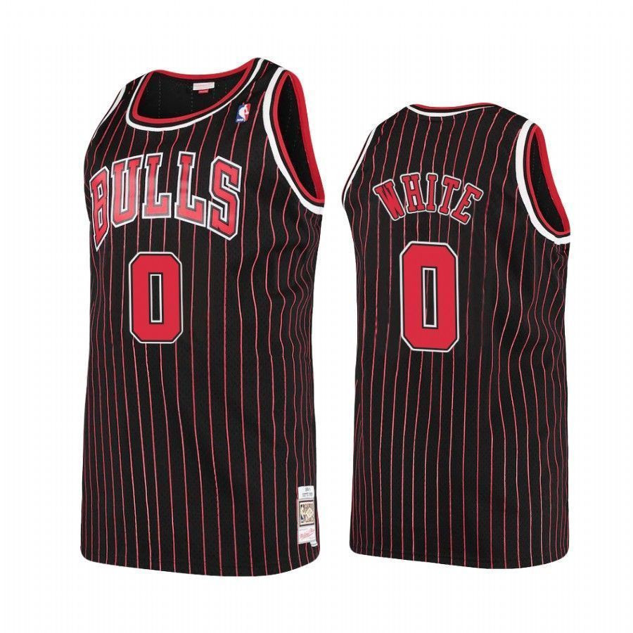 Men's Chicago Bulls Coby White 0 Hardwood Classics Jersey - JS164 
