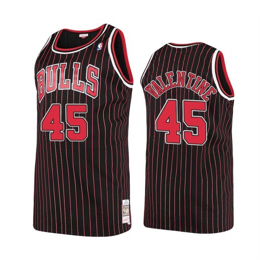 Men's Chicago Bulls Denzel Valentine 45 Hardwood Classics Jersey - JS825 
