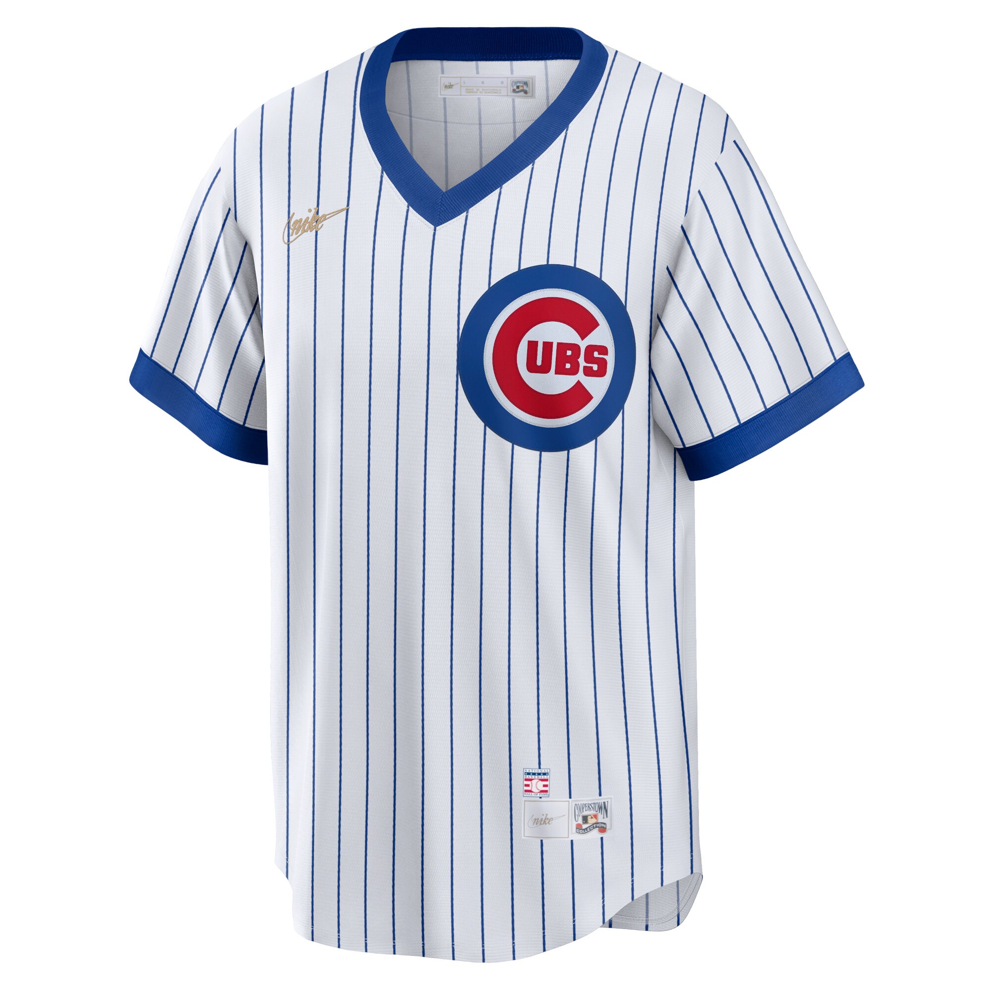 Alternative view of Men's Chicago Cubs Andre Dawson White Home Cooperstown Collection Player Jersey