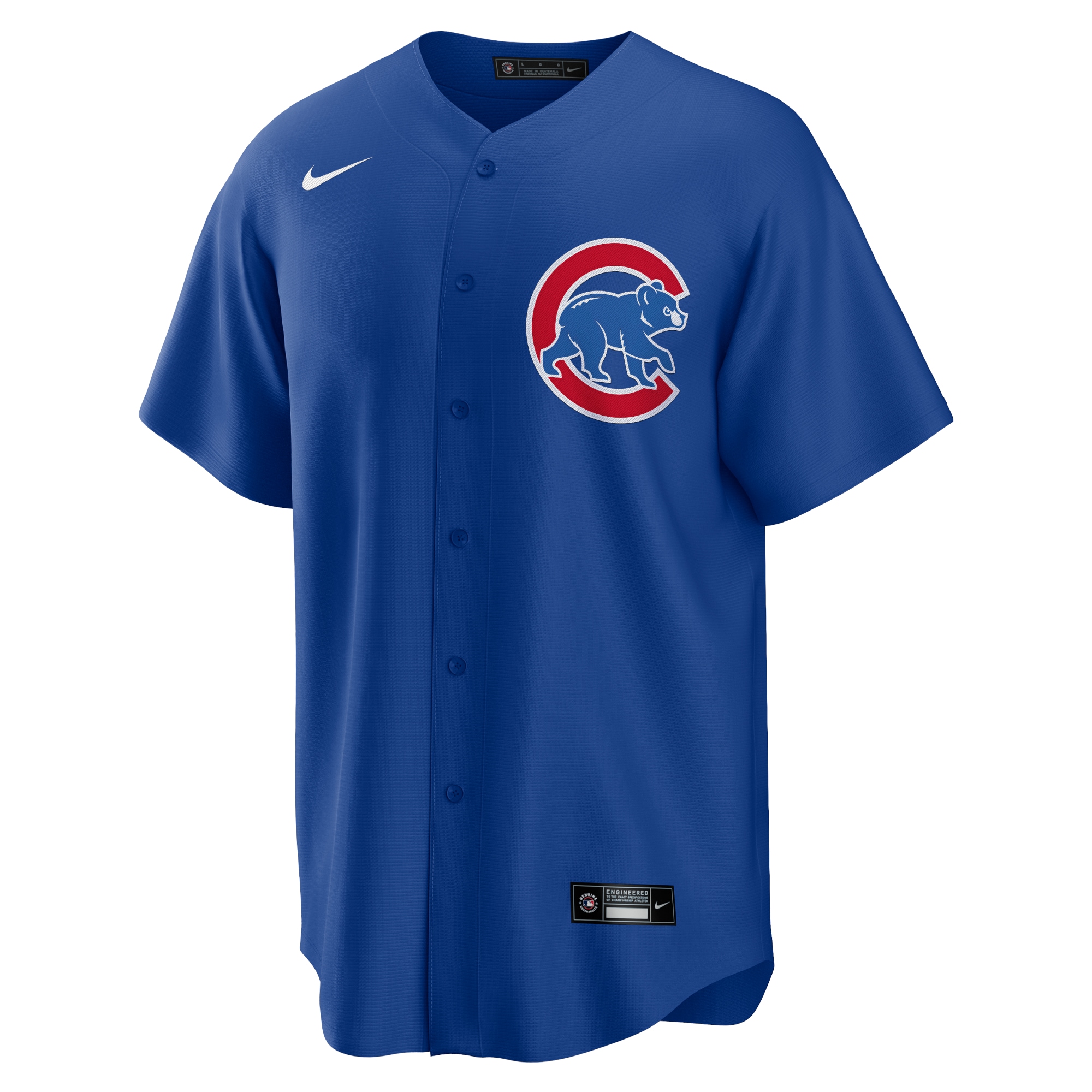 Alternative view of Men's Chicago Cubs Royal Alternate Team Jersey