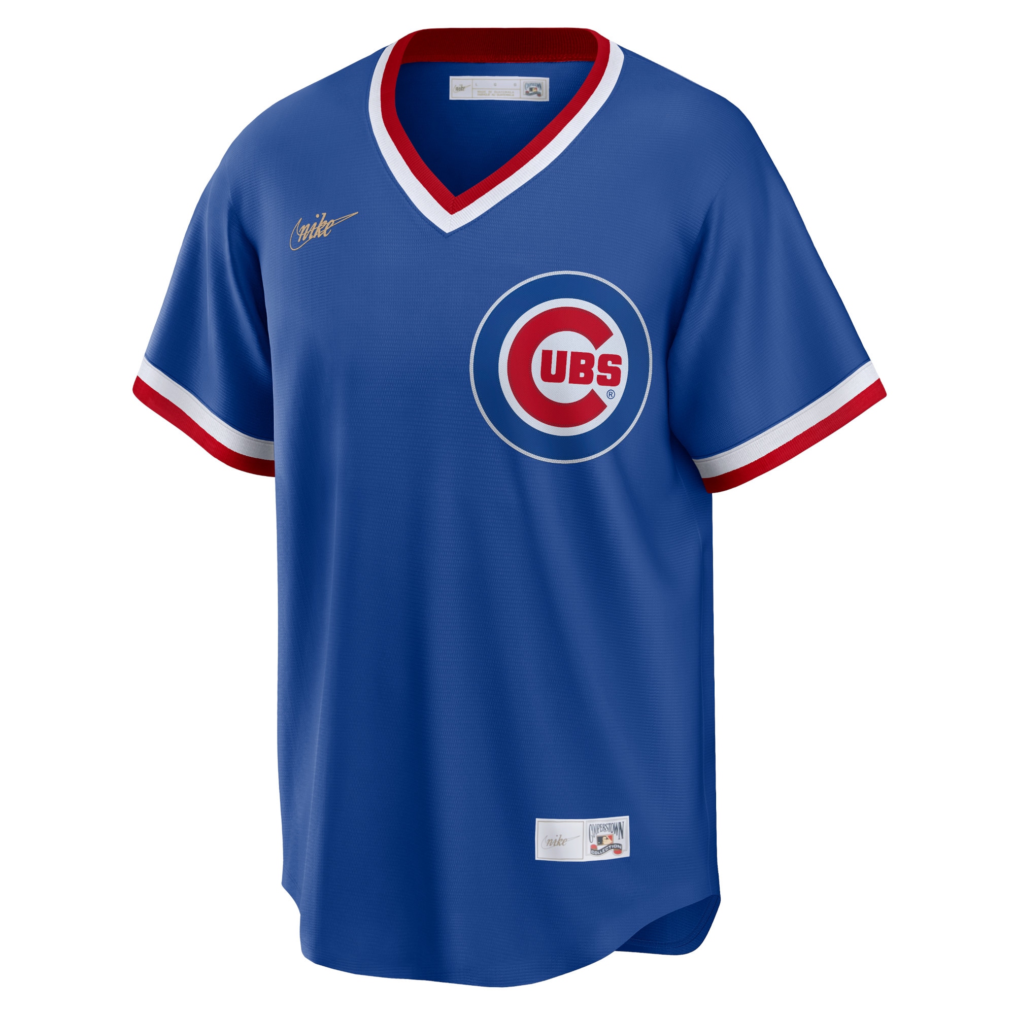 Alternative view of Men's Chicago Cubs Ryne Sandberg Royal Road Cooperstown Collection Player Jersey