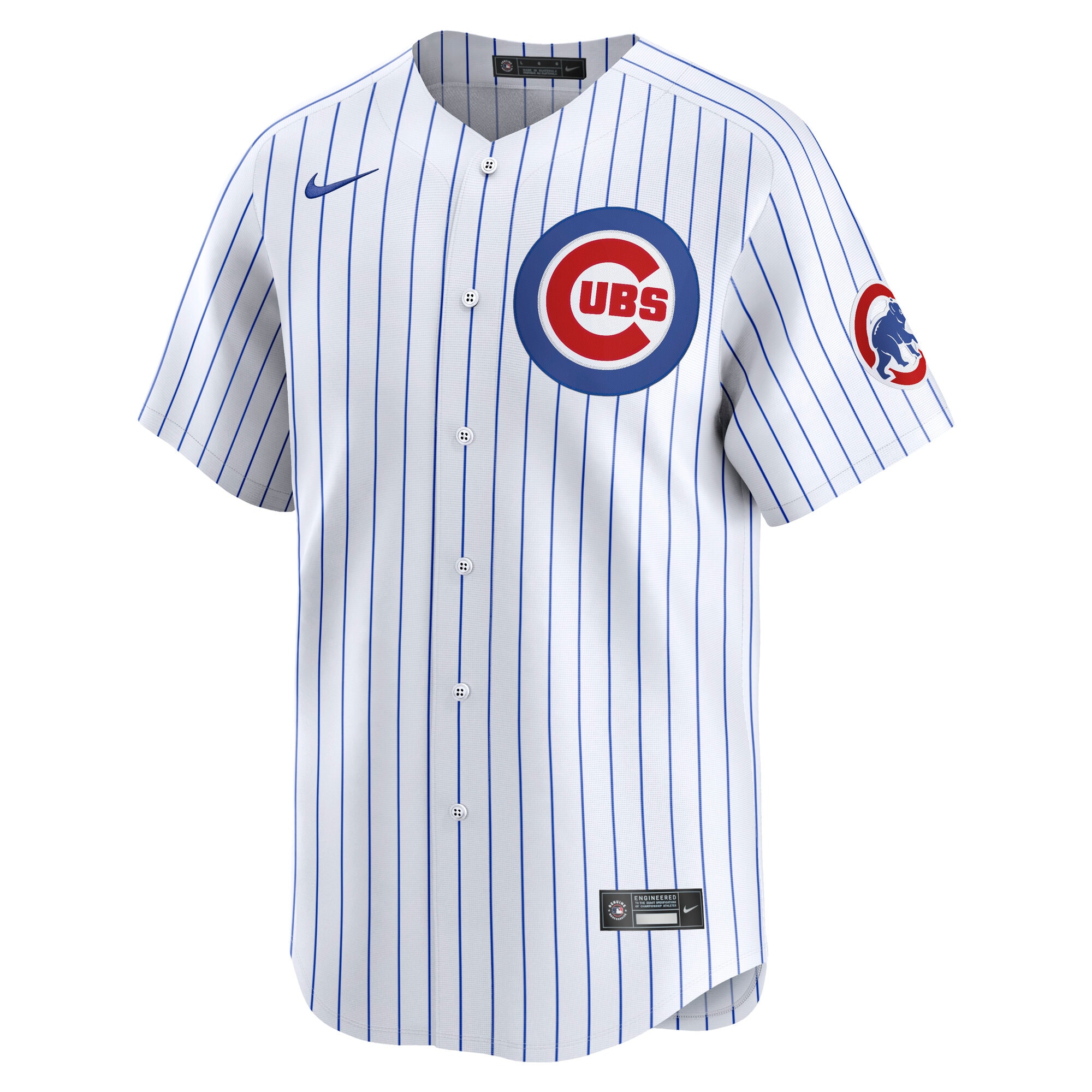 Alternative view of Men's Chicago Cubs Seiya Suzuki White Home Limited Player Jersey