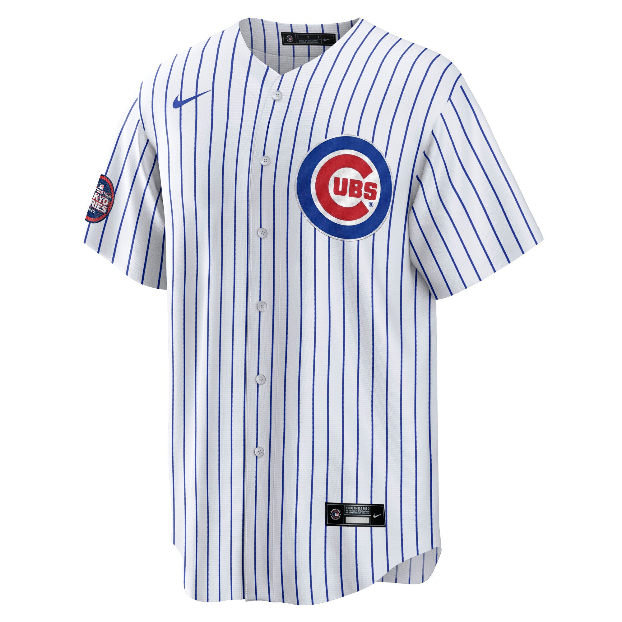 Alternative view of Men's Chicago Cubs Shōta Imanaga White 2025 MLB World Tour: Tokyo Series Home Player Jersey