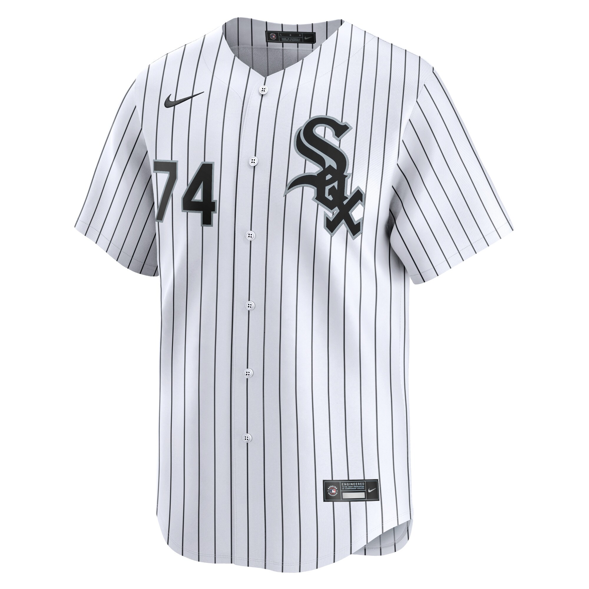 Alternative view of Men's Chicago White Sox Eloy Jimenez White Home Limited Player Jersey