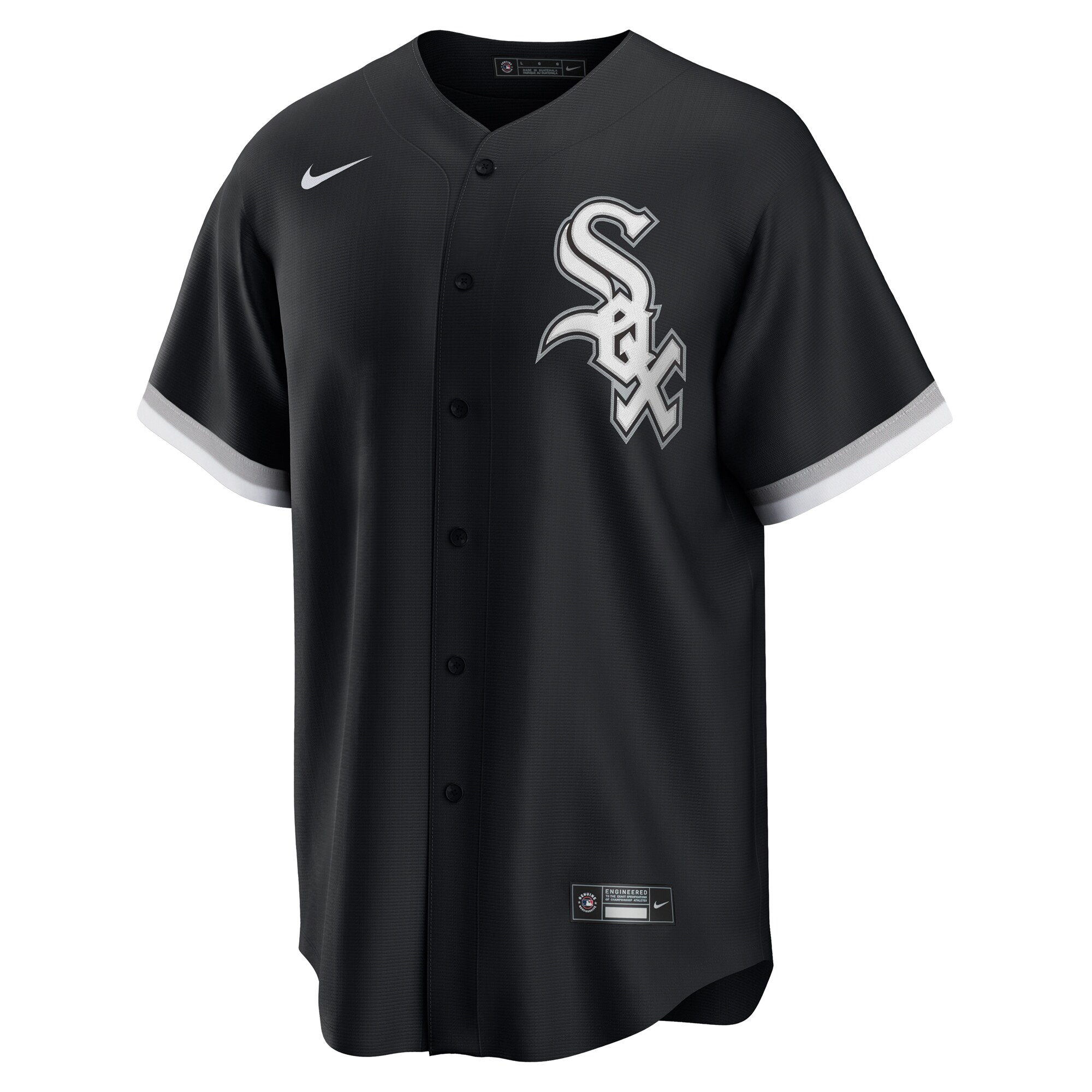 Alternative view of Men's Chicago White Sox Luis Robert Jr. Black Alternate Player Jersey