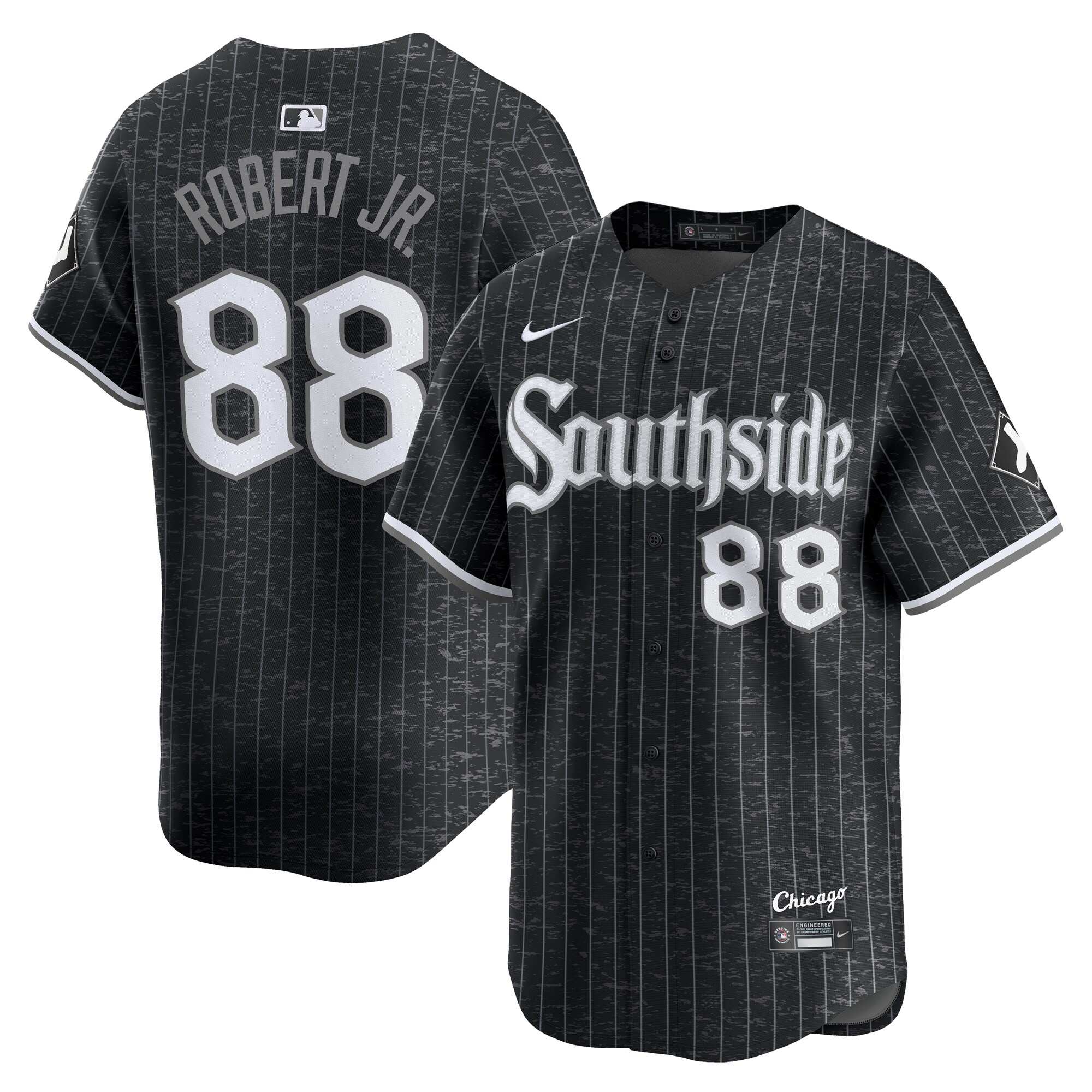 Men's Chicago White Sox Luis Robert Jr. Black City Connect Limited Player Jersey