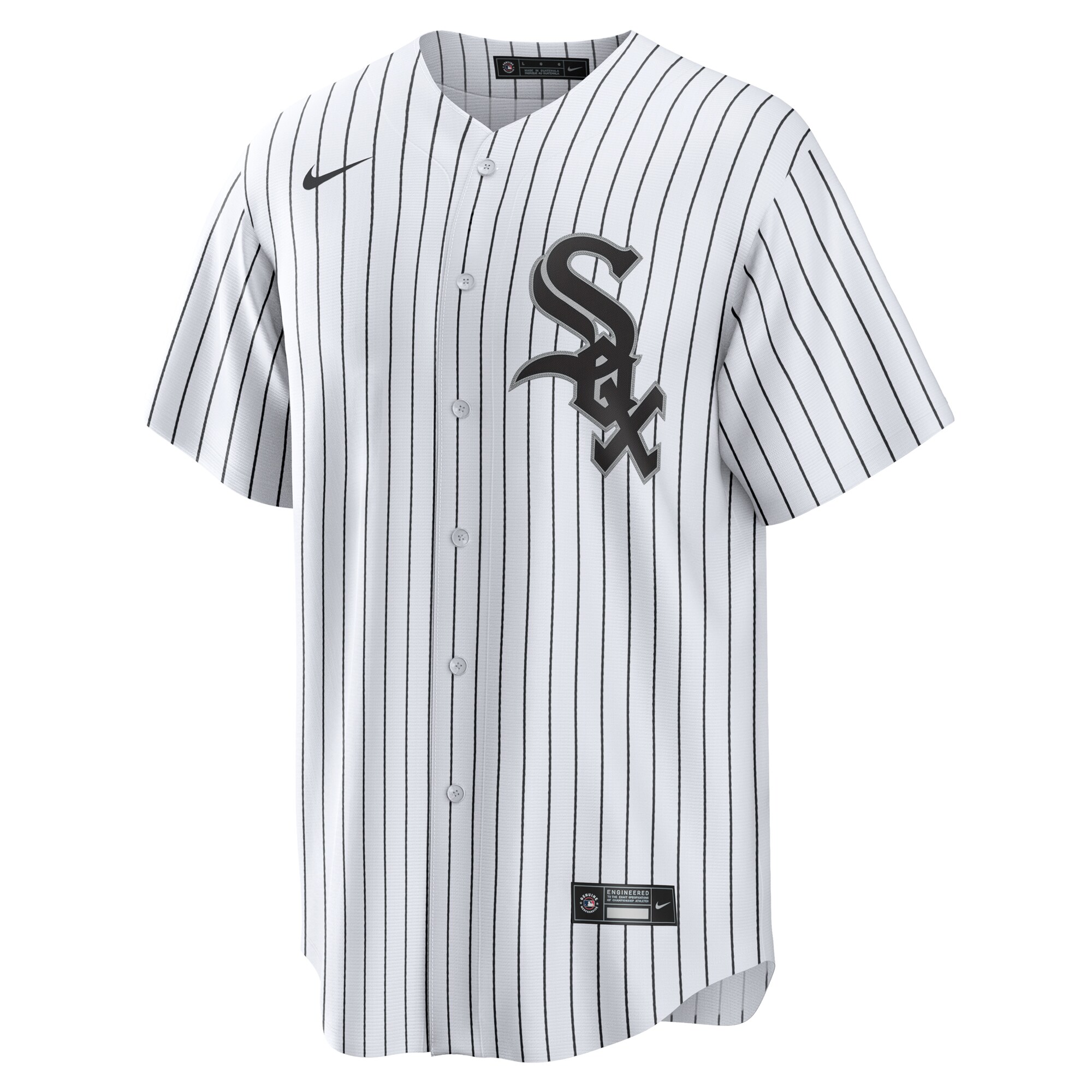 Alternative view of Men's Chicago White Sox White #1 Dad Home Jersey