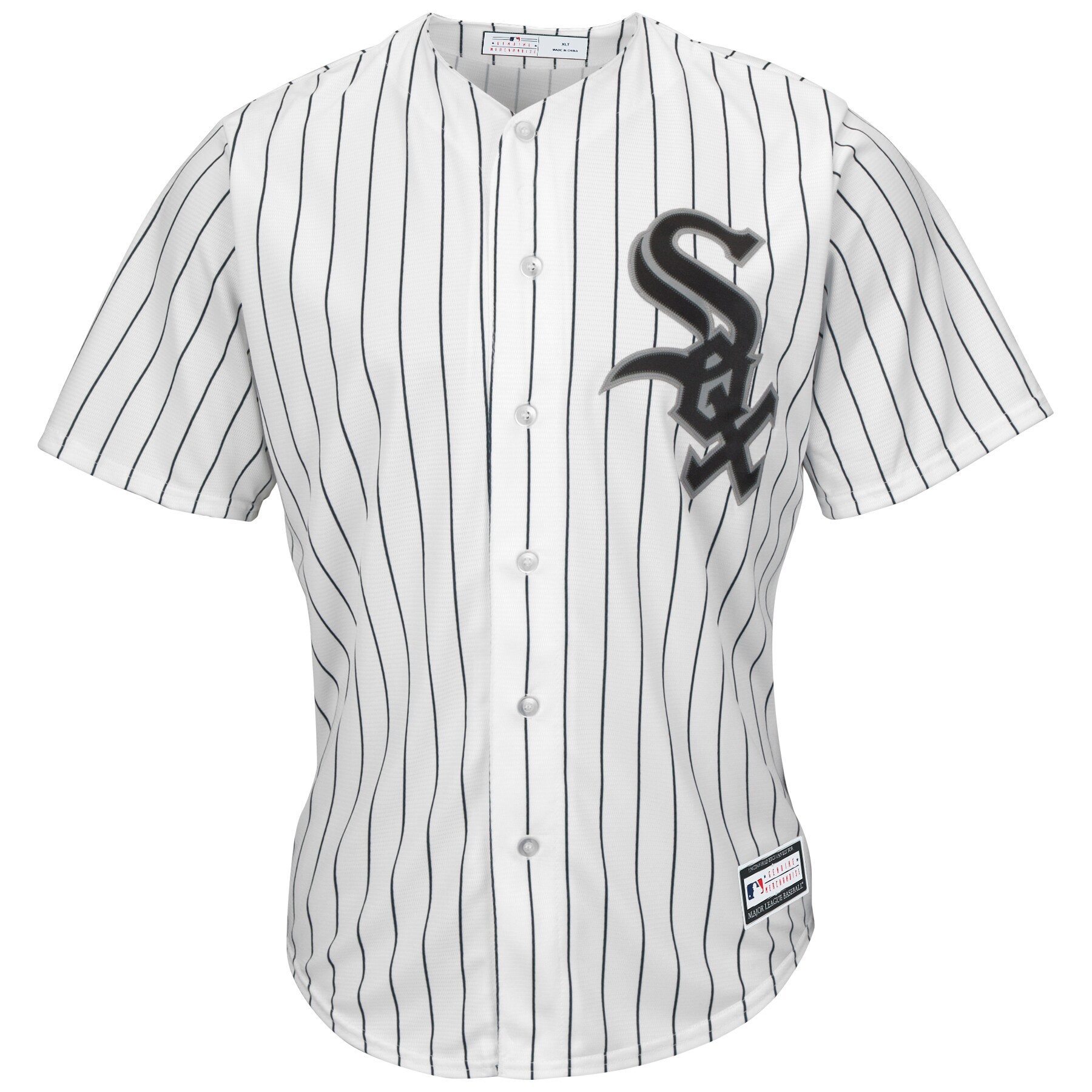 Alternative view of Men's Chicago White Sox White Big & Tall Team Jersey