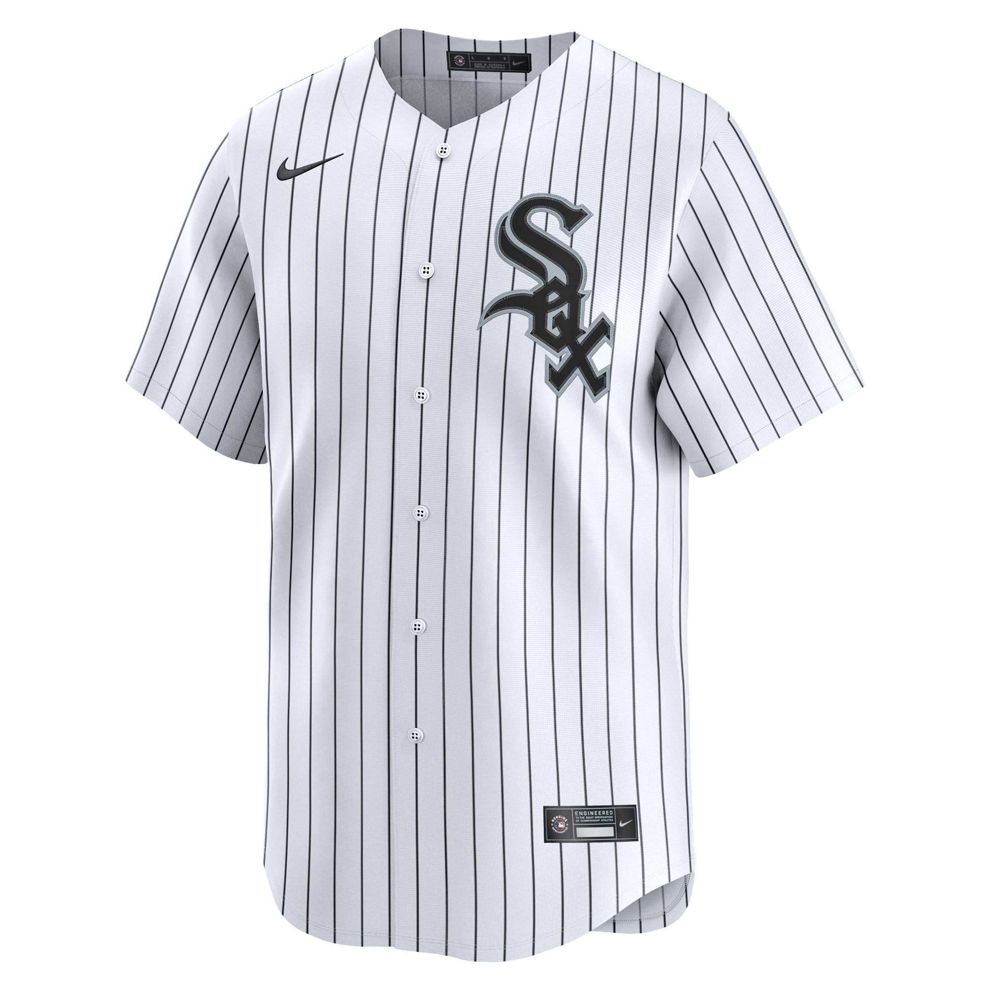 Alternative view of Men's Chicago White Sox White Home Limited Jersey