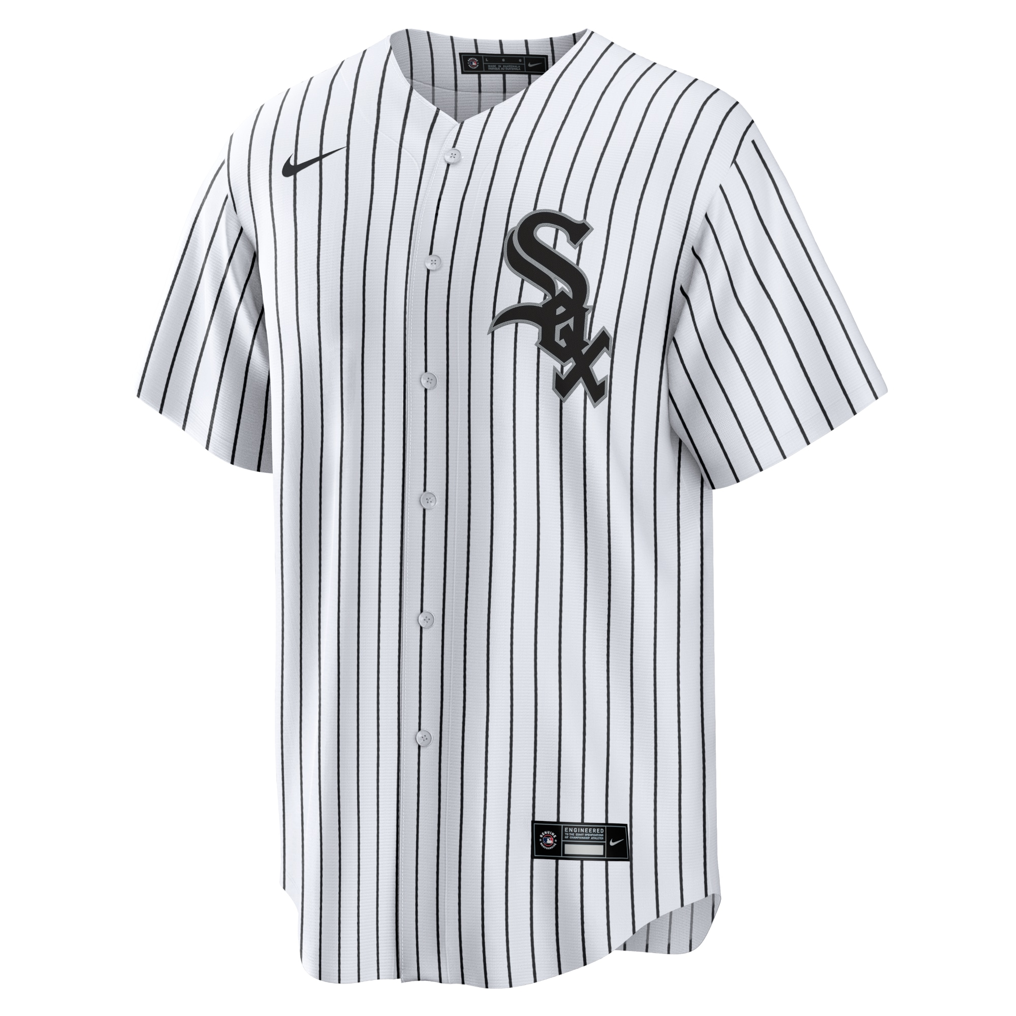 Alternative view of Men's Chicago White Sox Yoan Moncada White Home Player Name Jersey