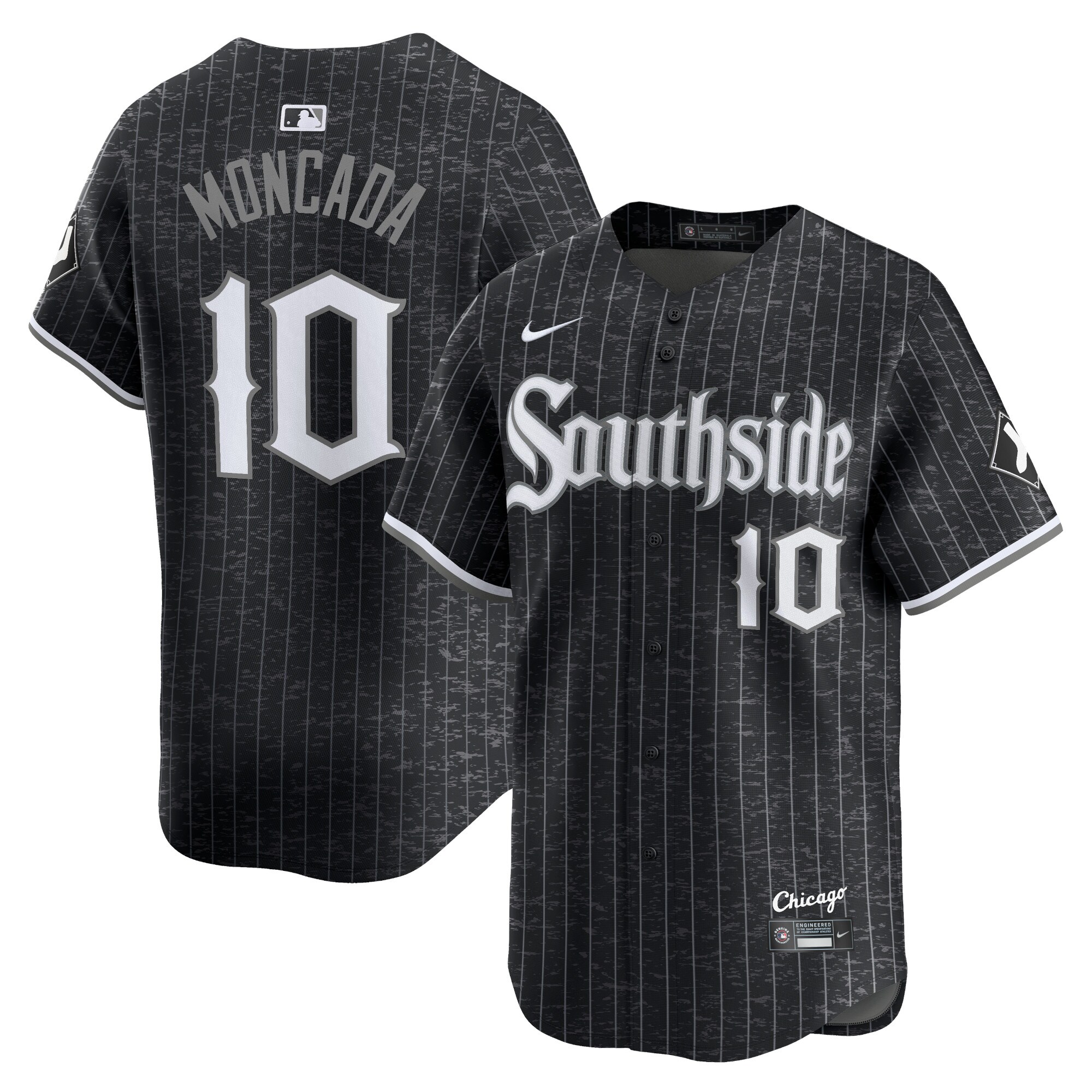 Men's Chicago White Sox Yoán Moncada Black City Connect Player Jersey