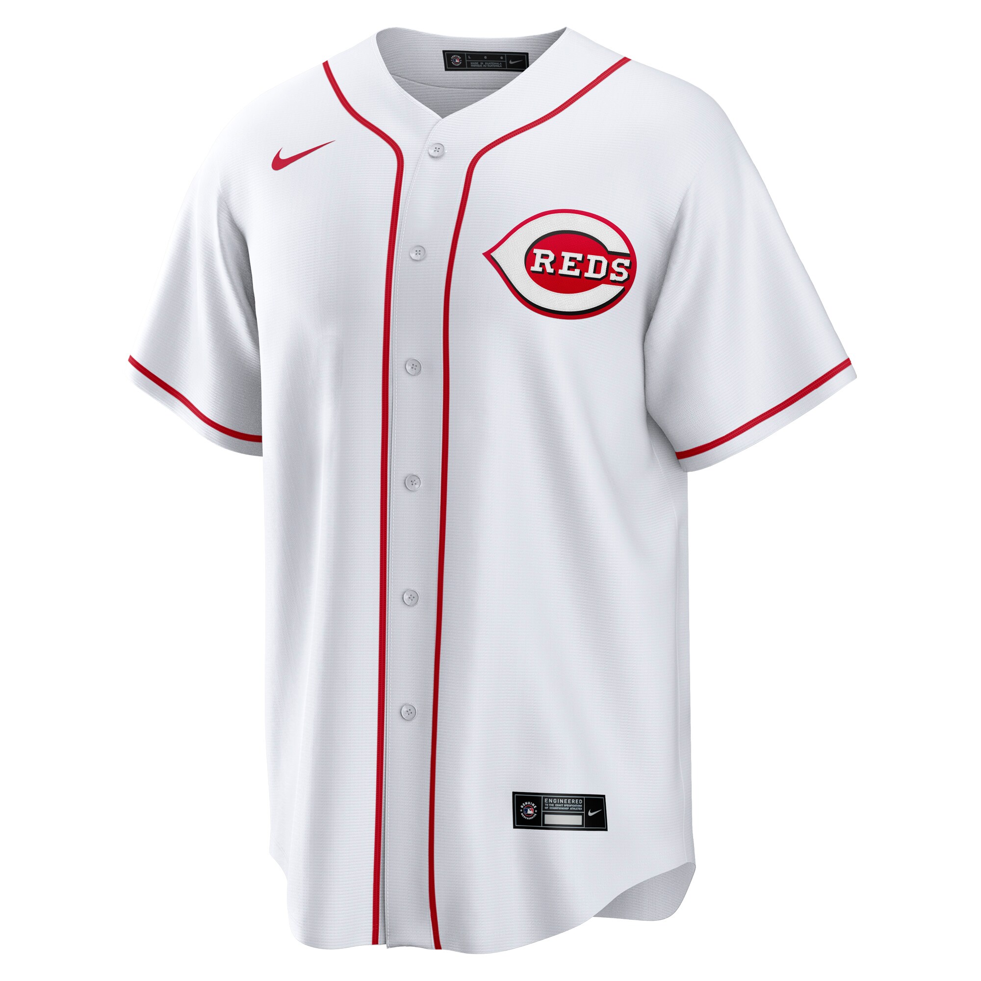 Alternative view of Men's Cincinnati Reds Elly De La Cruz White Home Jersey