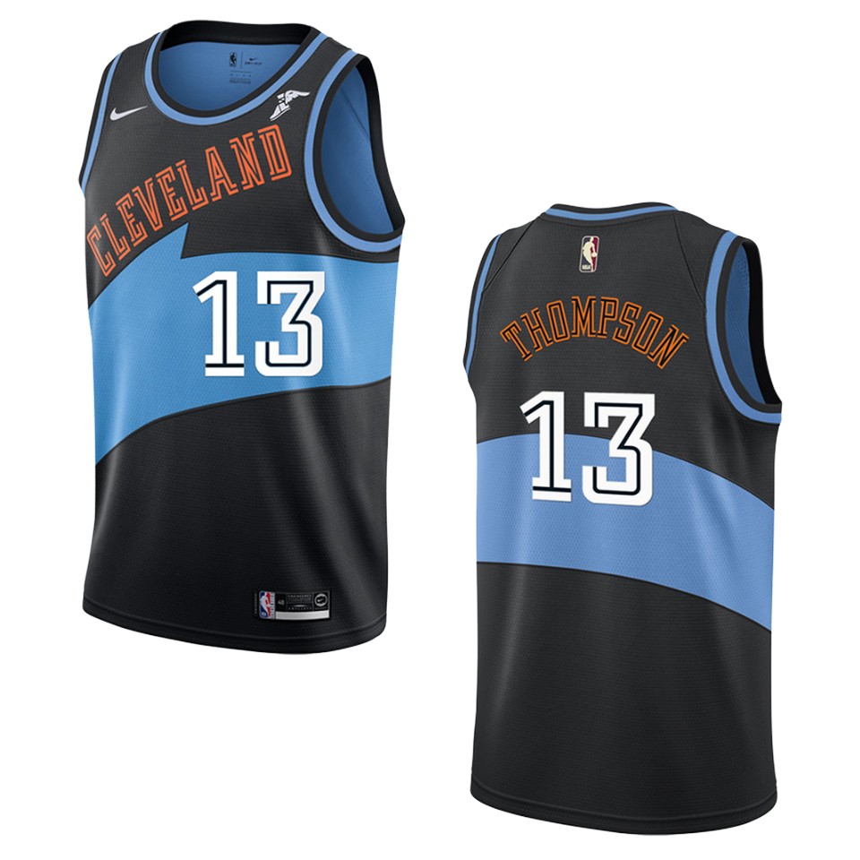 Men's Cleveland Cavaliers #13 Tristan Thompson Hardwood Classics Swingman Jersey - Black